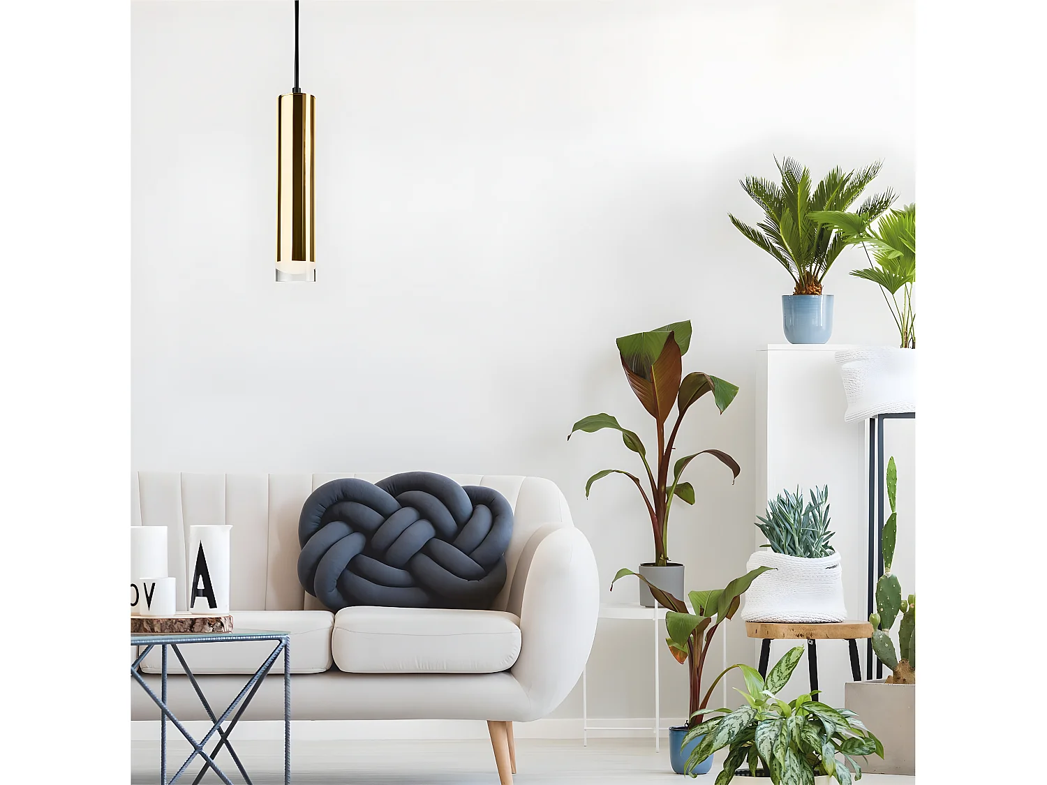 Suspension Diego, Or, 8x8x100 cm, Seven Design