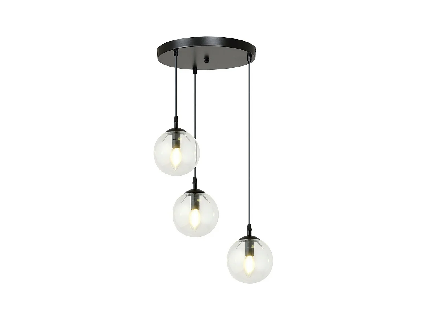 Suspension Cosmo, Noir, 40x100x40 cm, EPIKASA