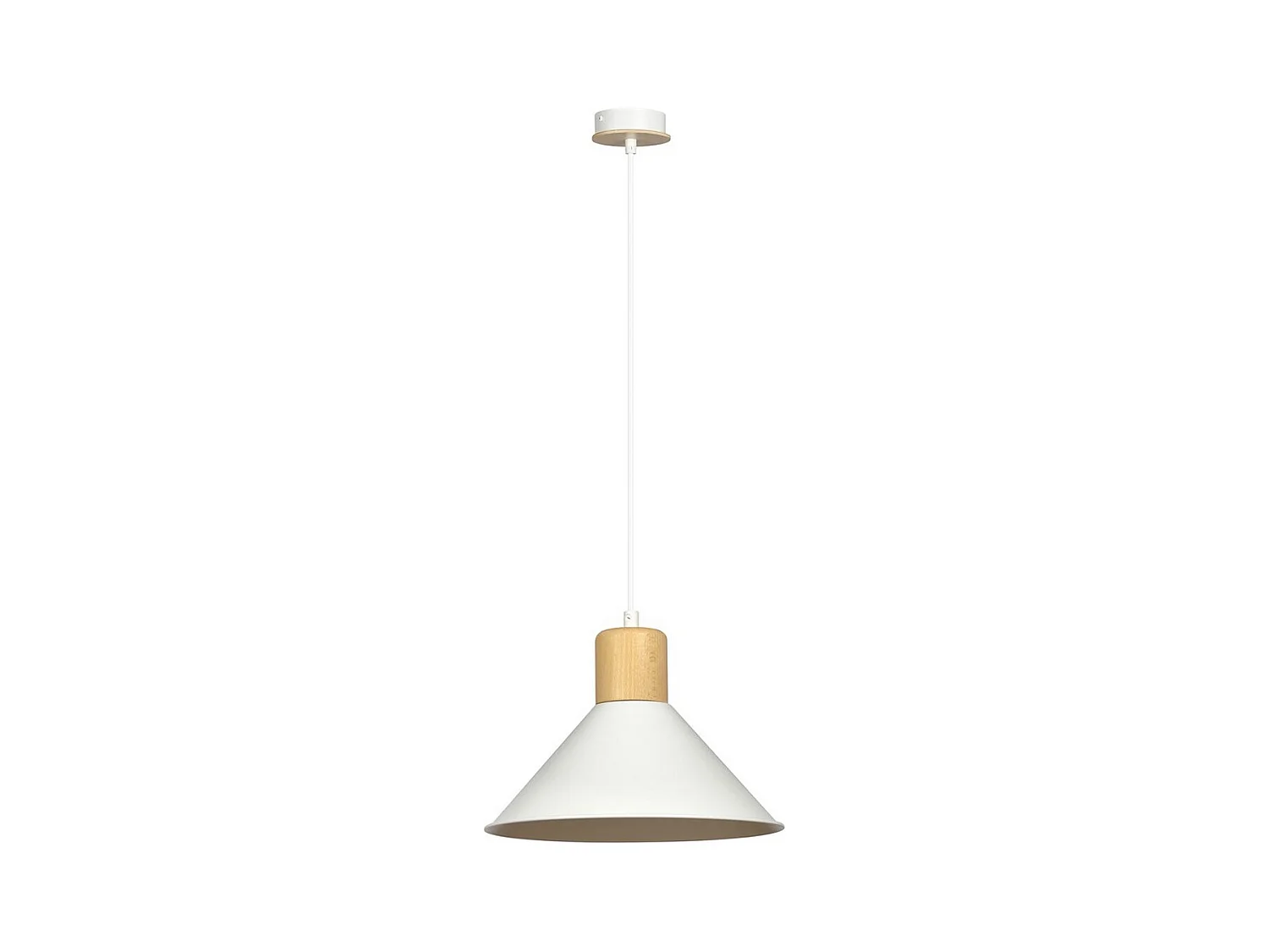 Lampada a Sospensione Rowen, Bianco, 25x100x25 cm, EPIKASA