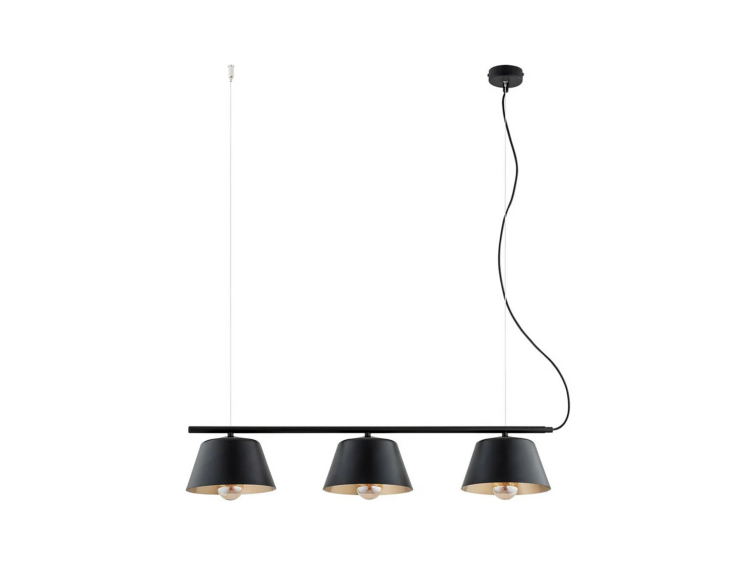 Suspension Gelato, Noir, 82x100x20 cm, EPIKASA