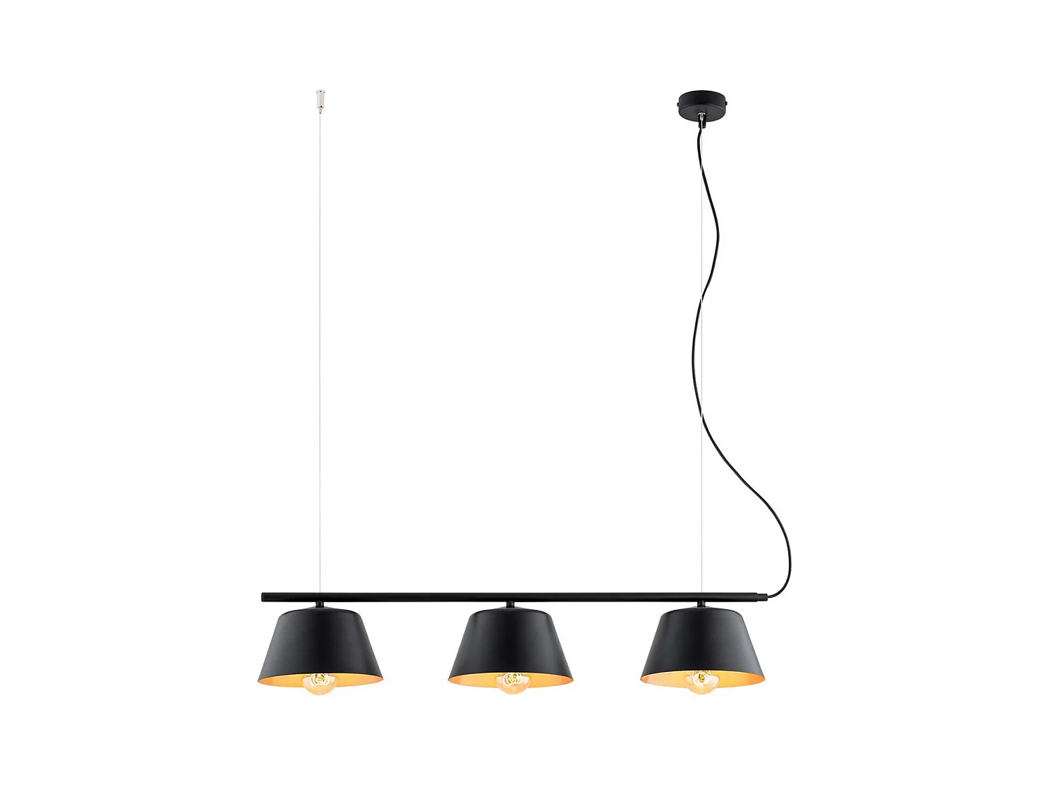 Suspension Gelato, Noir, 82x100x20 cm, EPIKASA