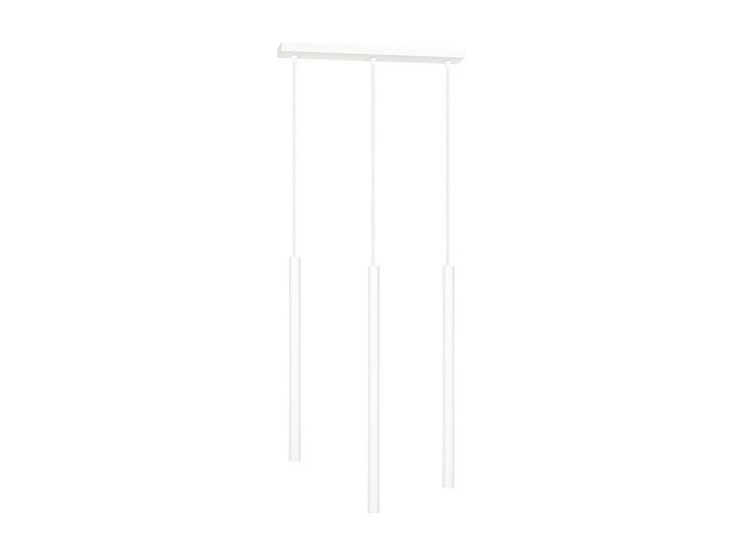 Lampada a Sospensione Selter, Bianco, 45x120x6 cm, Seven Design