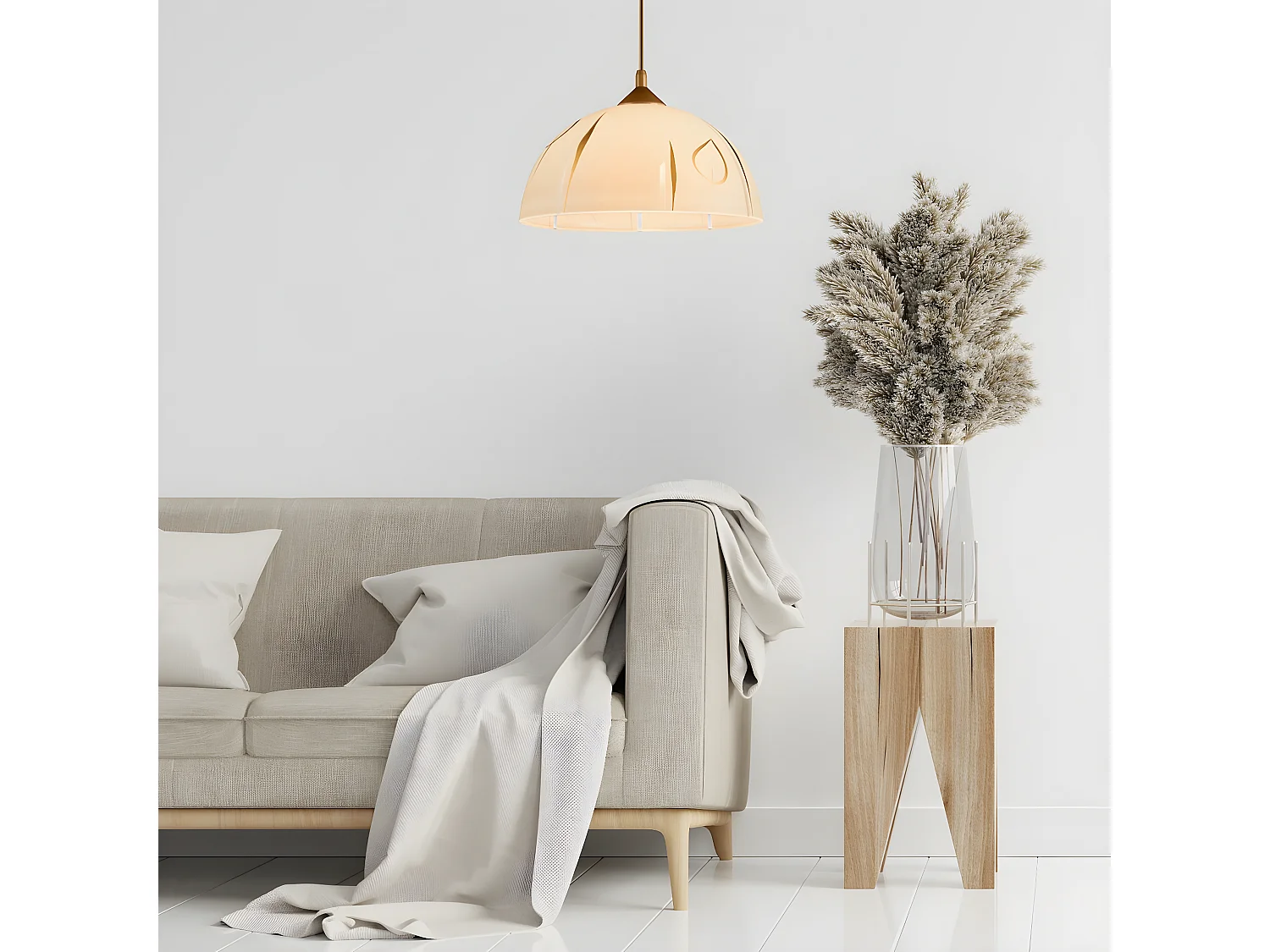 Hanglamp Marcy, Goud, 30x30x70 cm, EPIKASA