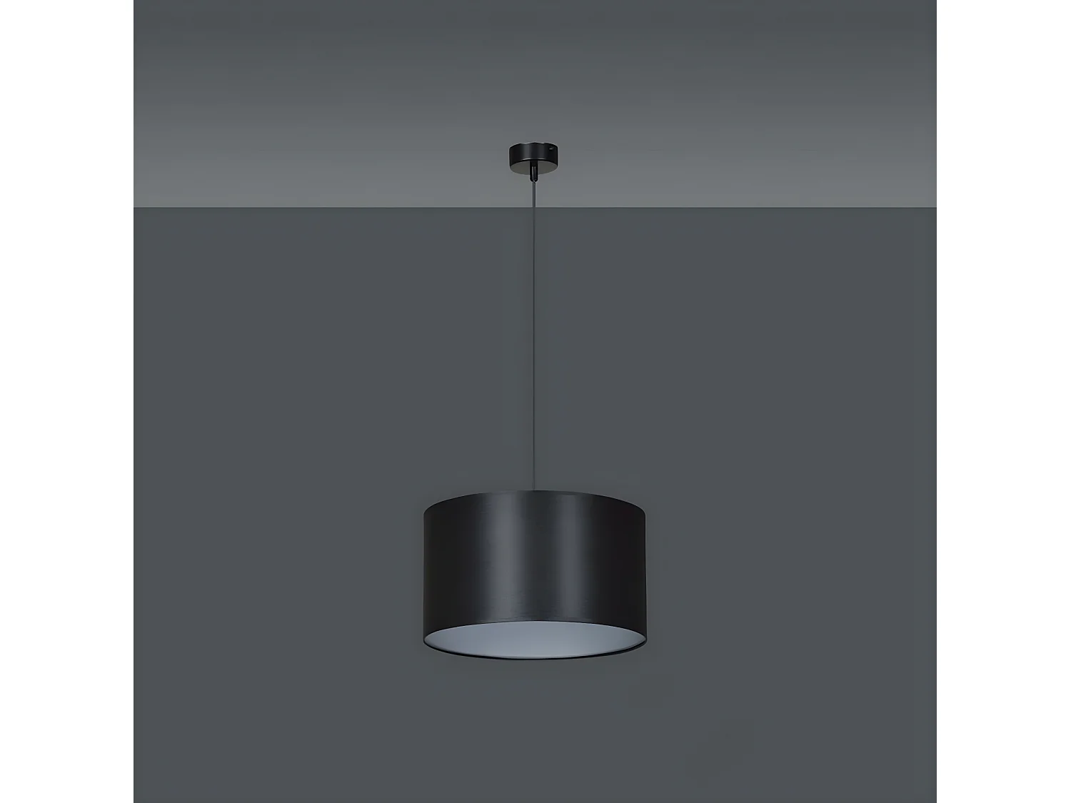 Hanglamp Roto, Zwart, 35x100x35 cm, EPIKASA