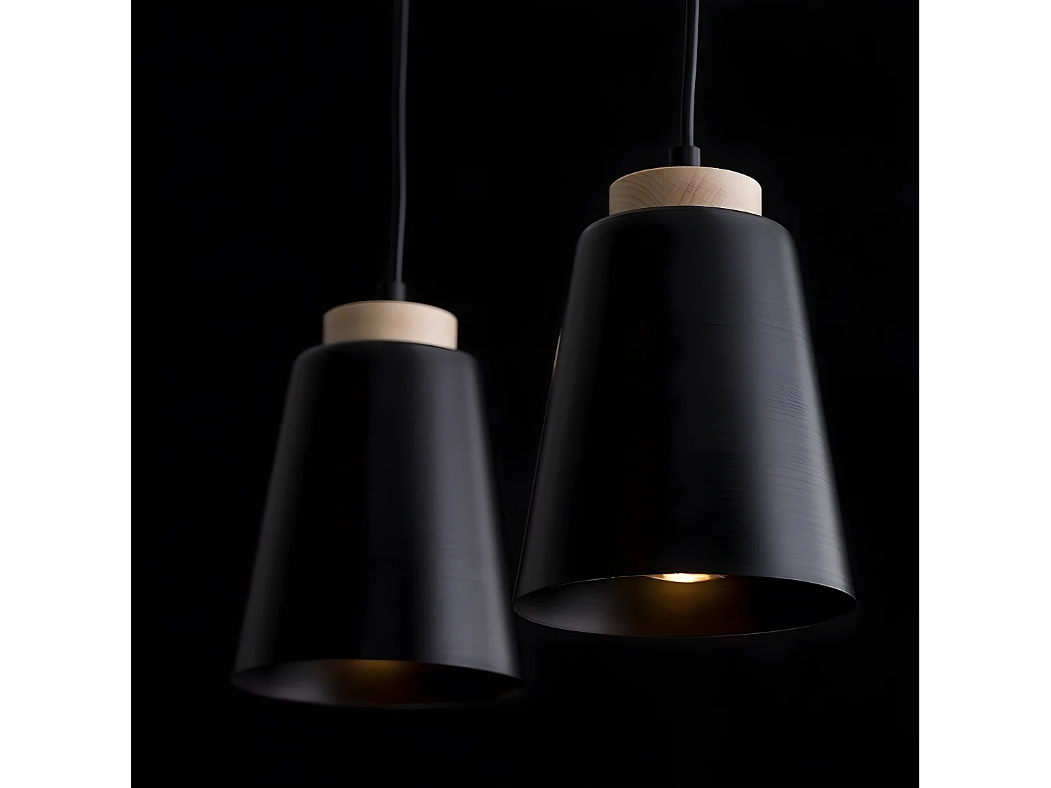 Lampa Wisząca Bolero, Czarny, 40x100x14 cm, Seven Design