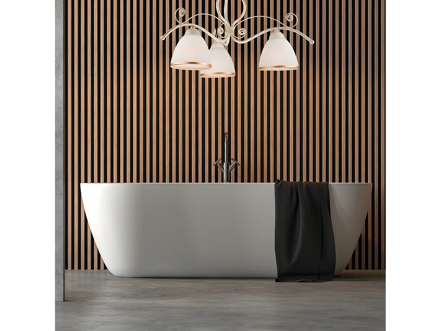 Hanglamp Retro, Wit, 41x41x73 cm, EPIKASA