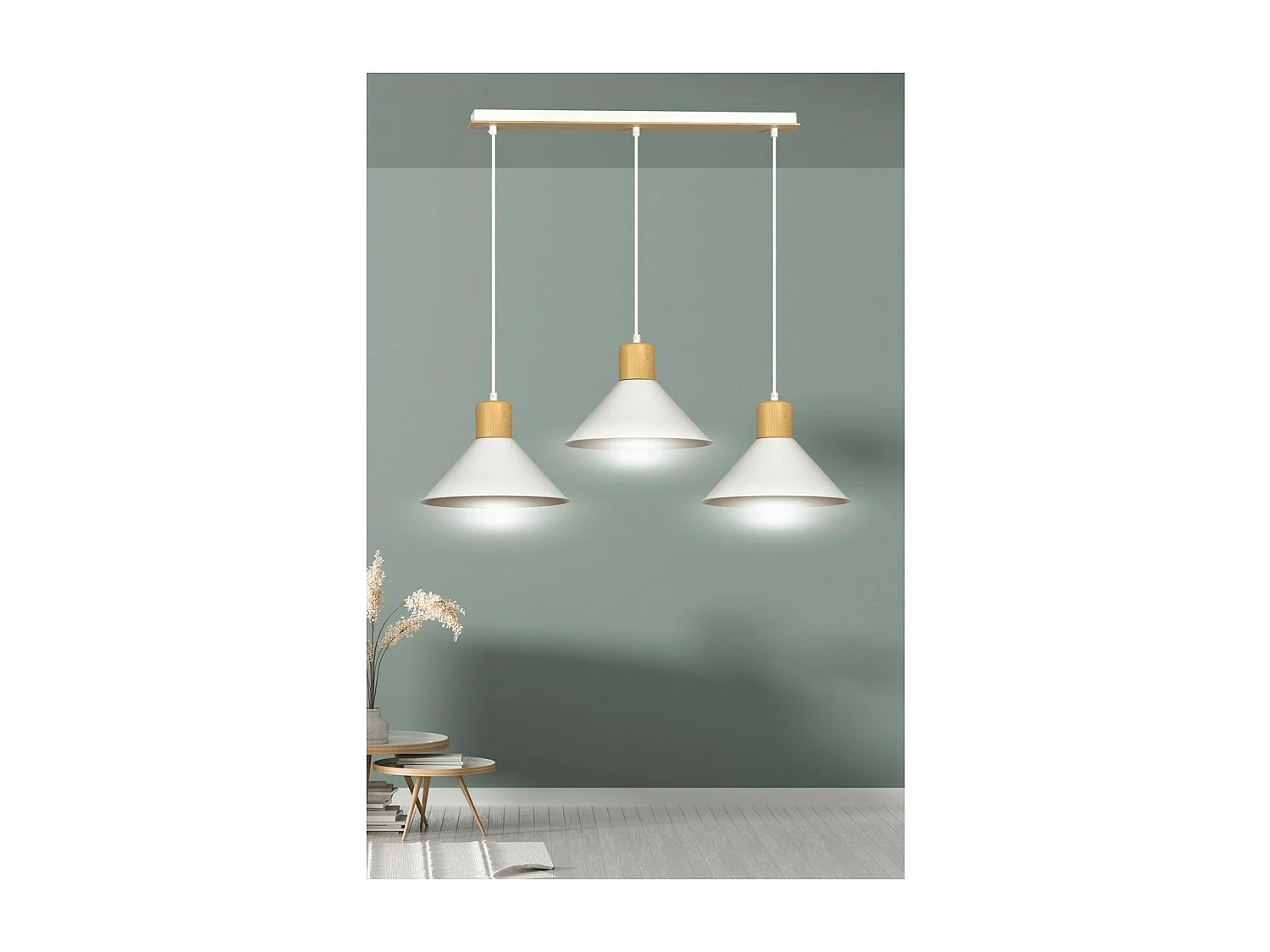 Suspension Rowen, Blanc, 86x100x25 cm, Seven Design