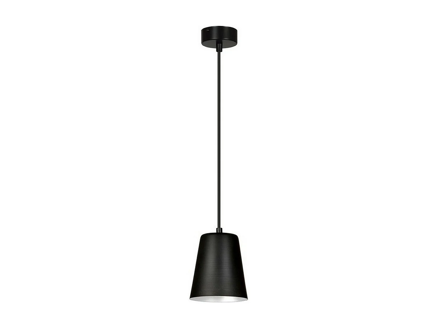 Hanglamp Milargo, Zwart, 14x100x14 cm, Seven Design
