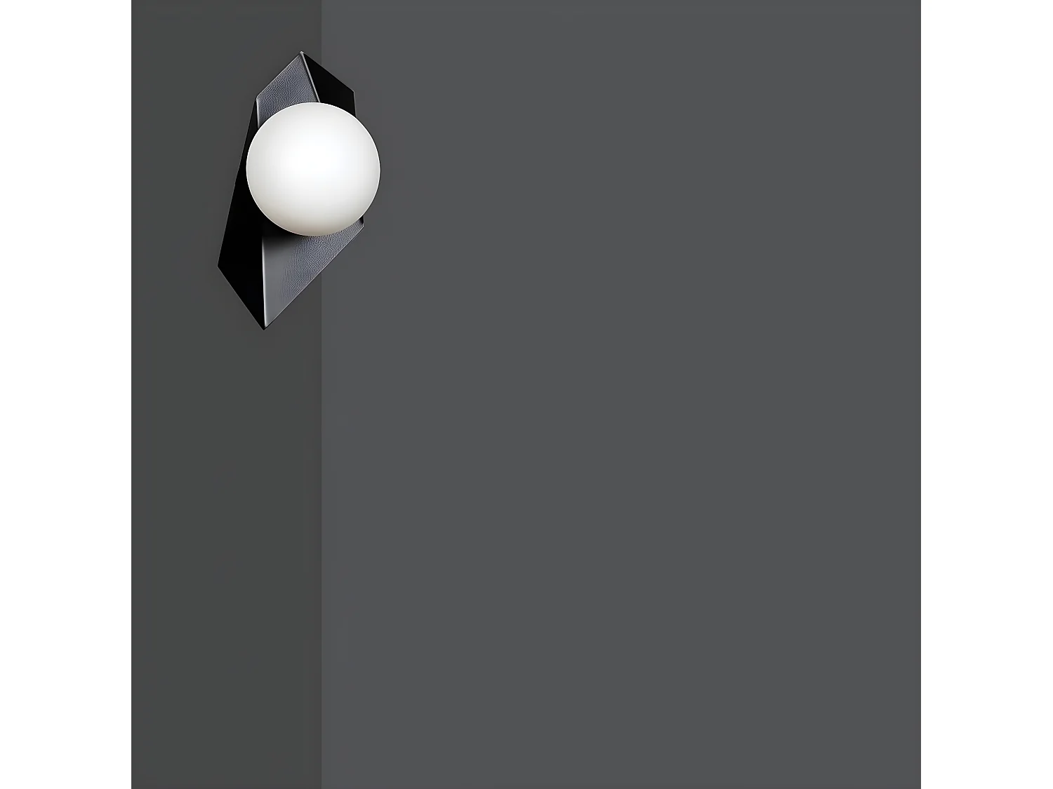 Lampada a Parete Drifton, Nero, 20x30x16 cm, EPIKASA