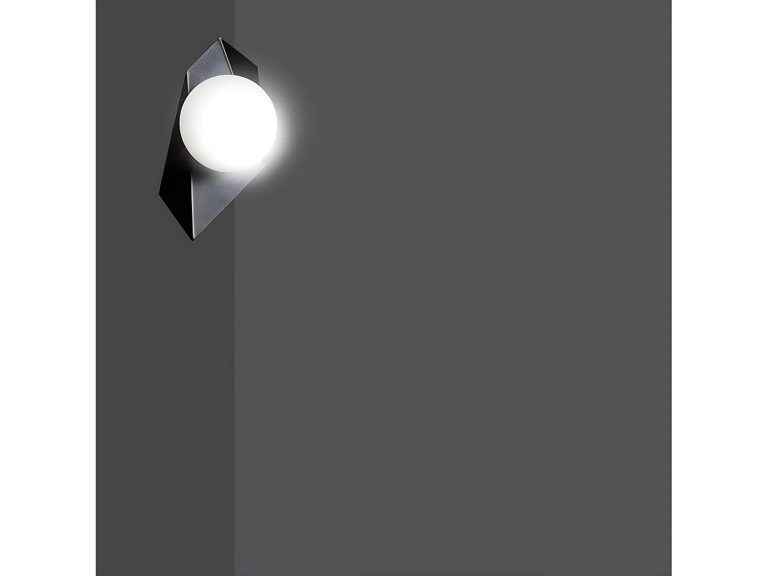 Lampada a Parete Drifton, Nero, 20x30x16 cm, EPIKASA