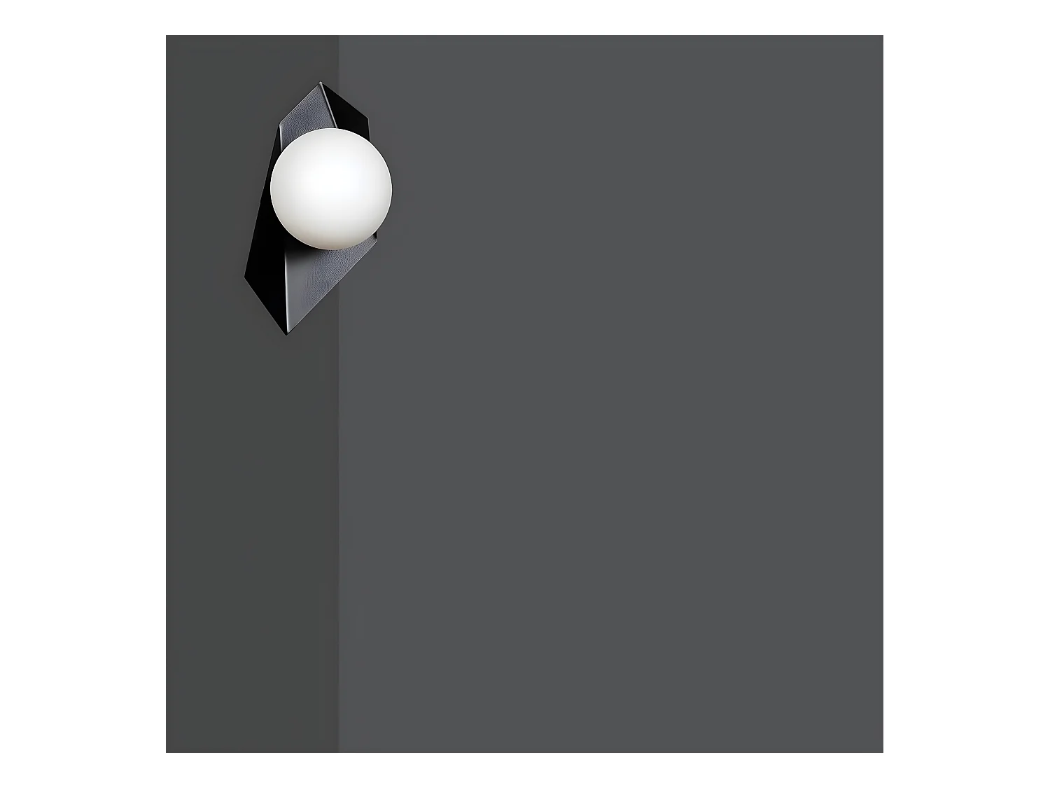 Wandlamp Drifton, Zwart, 20x30x16 cm, EPIKASA