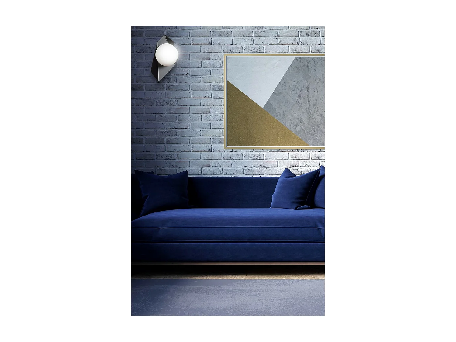 Applique Drifton, Noir, 20x30x16 cm, Seven Design