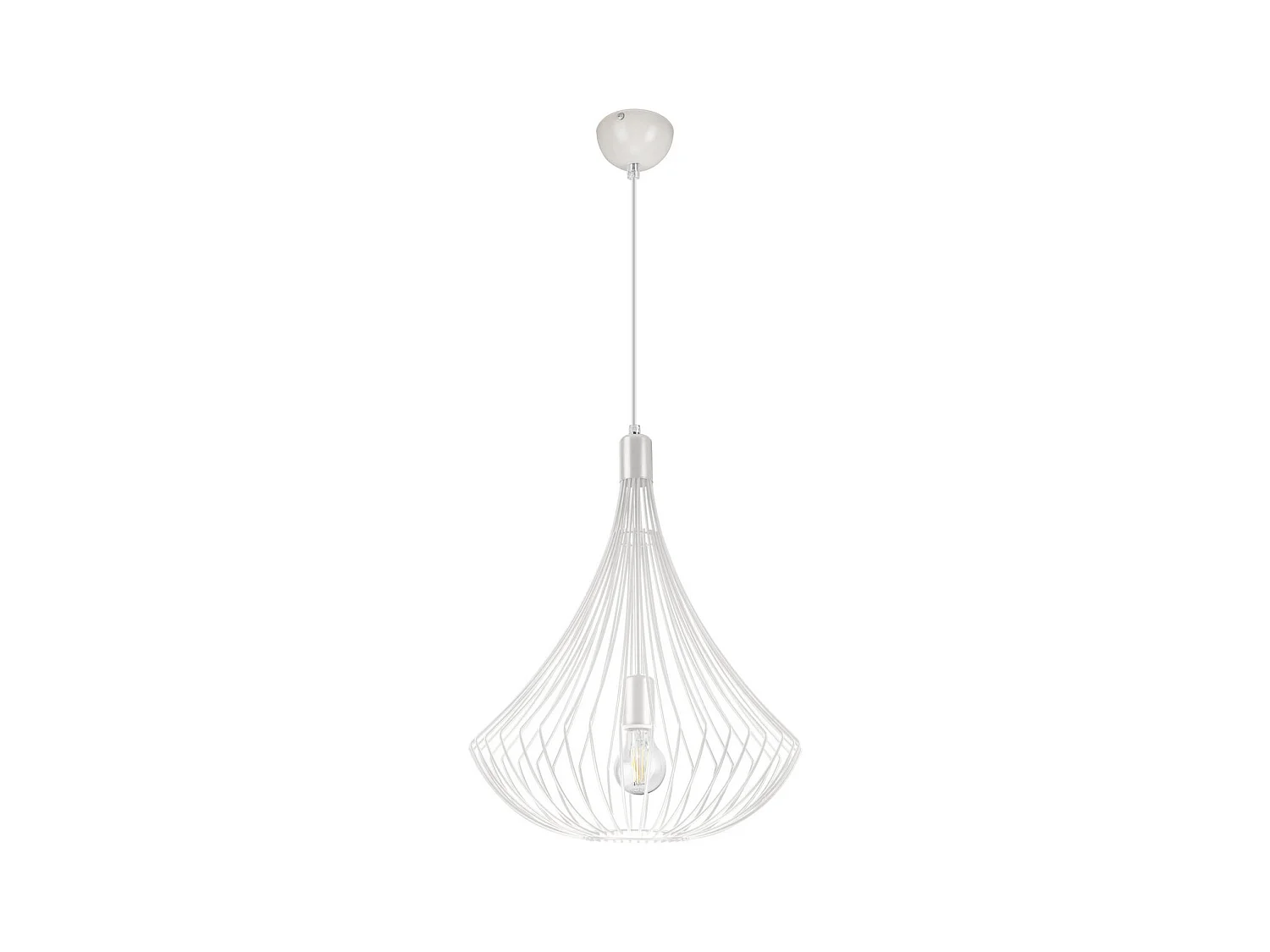 Suspension Balerina, Blanc, 38x38x90 cm, EPIKASA