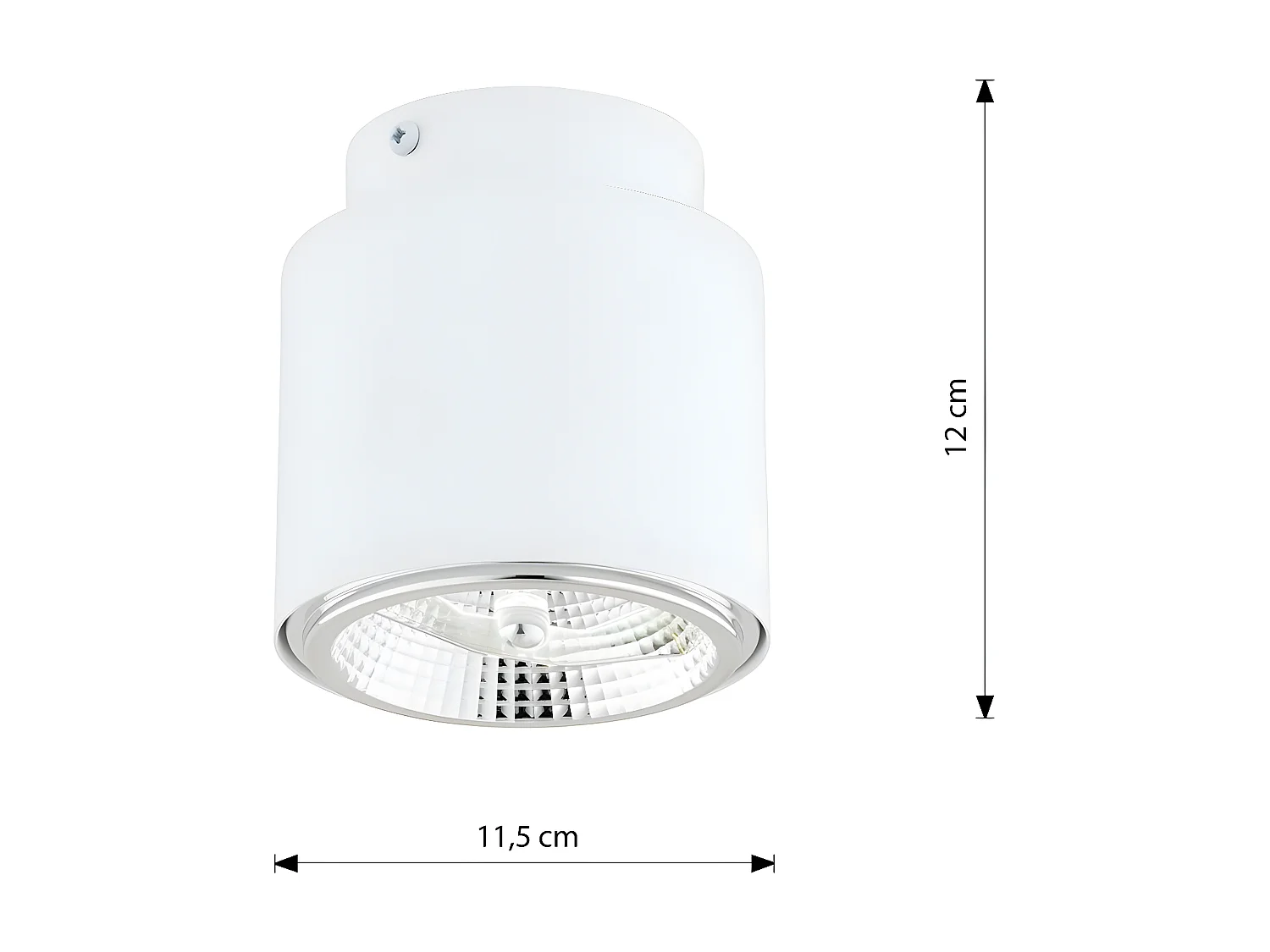 Candeeiro Suspenso Balerina, Branco, 38x38x90 cm, Seven Design