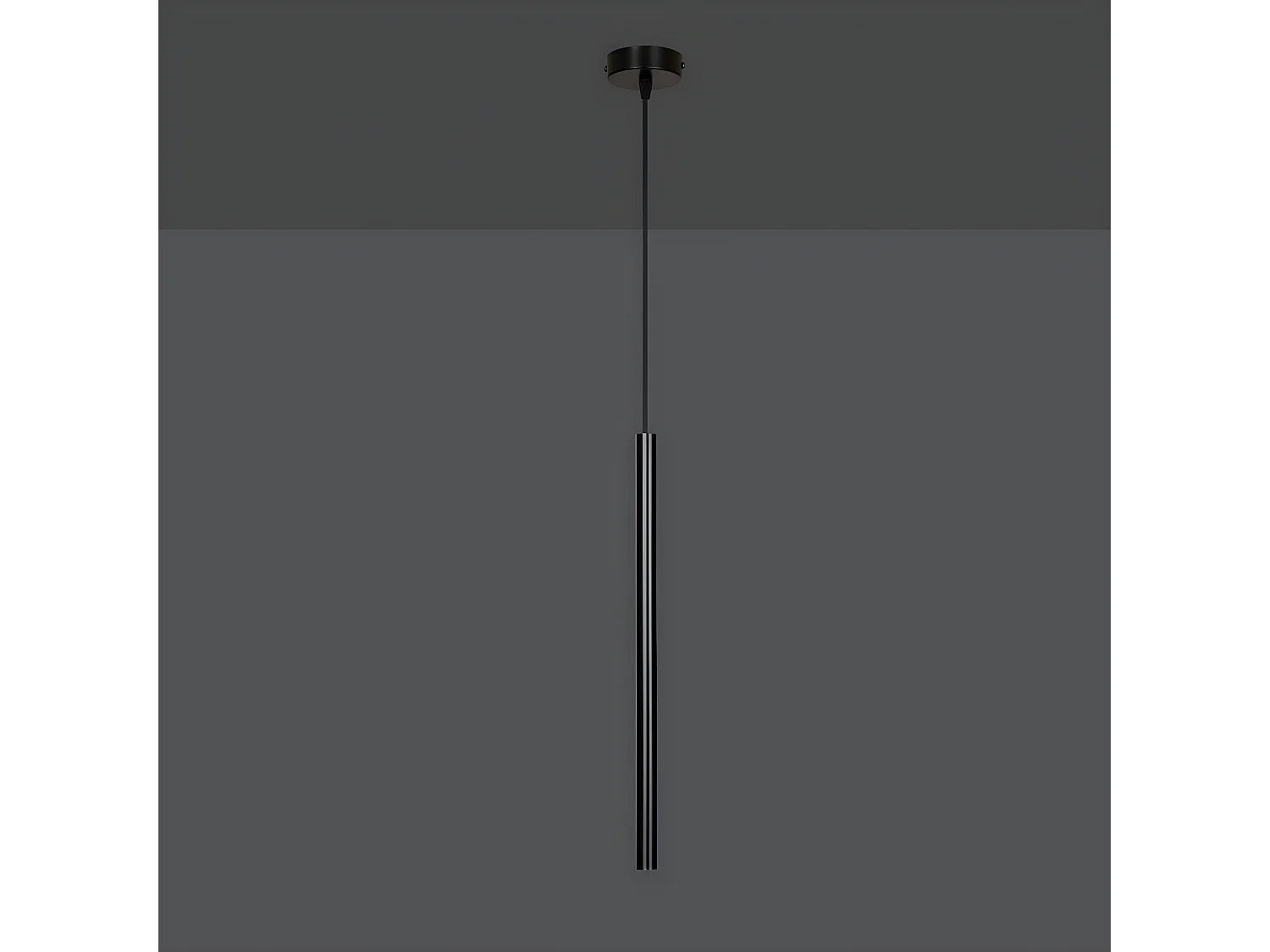 Hanglamp Selter, Zwart, 8x120x8 cm, Seven Design