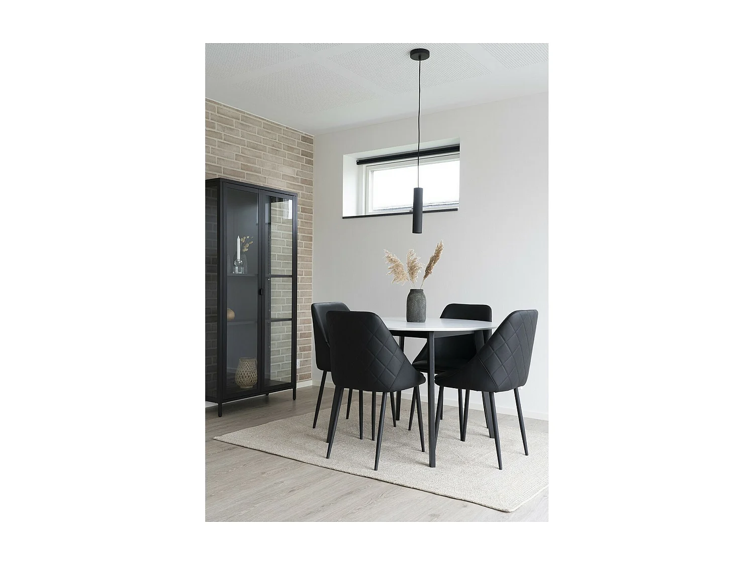 Suspension Paris, Noir, 6x6x28 cm, Seven Design