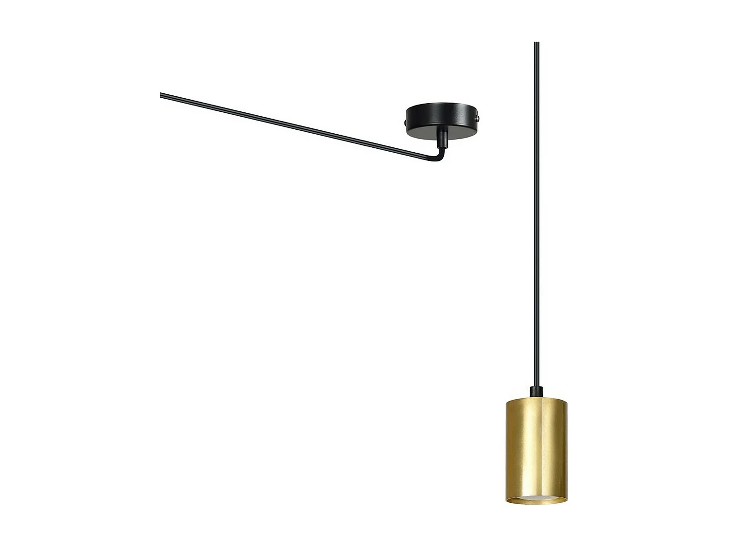 Lampada a Sospensione Traker 8, Nero, 300x300x8 cm, Seven Design