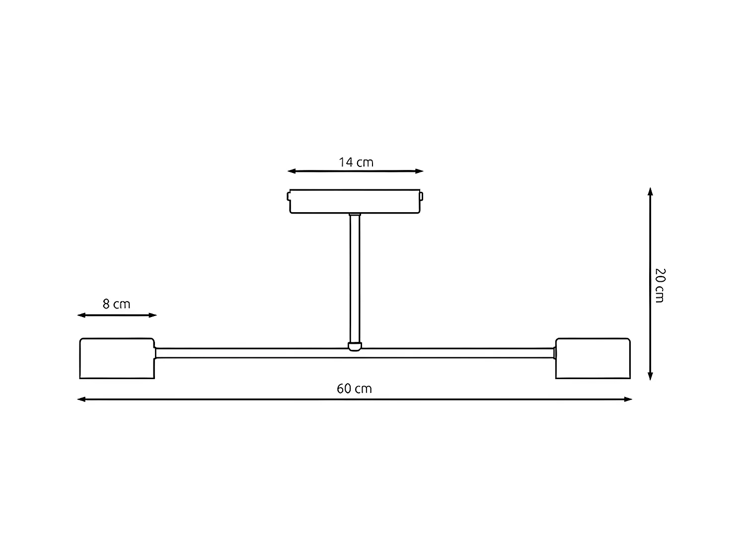 Lampa ścienna Motif, Beżowy, 20x26x22 cm, EPIKASA