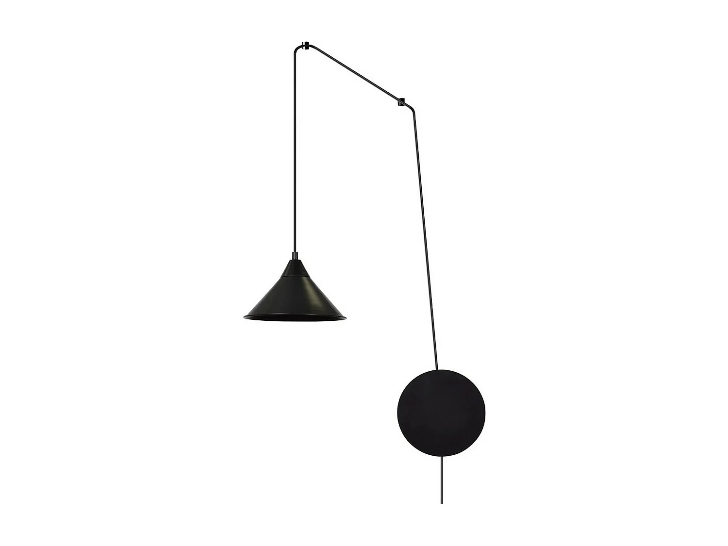 Candeeiro Suspenso Abramo, Preto, 400x400x60 cm, Seven Design