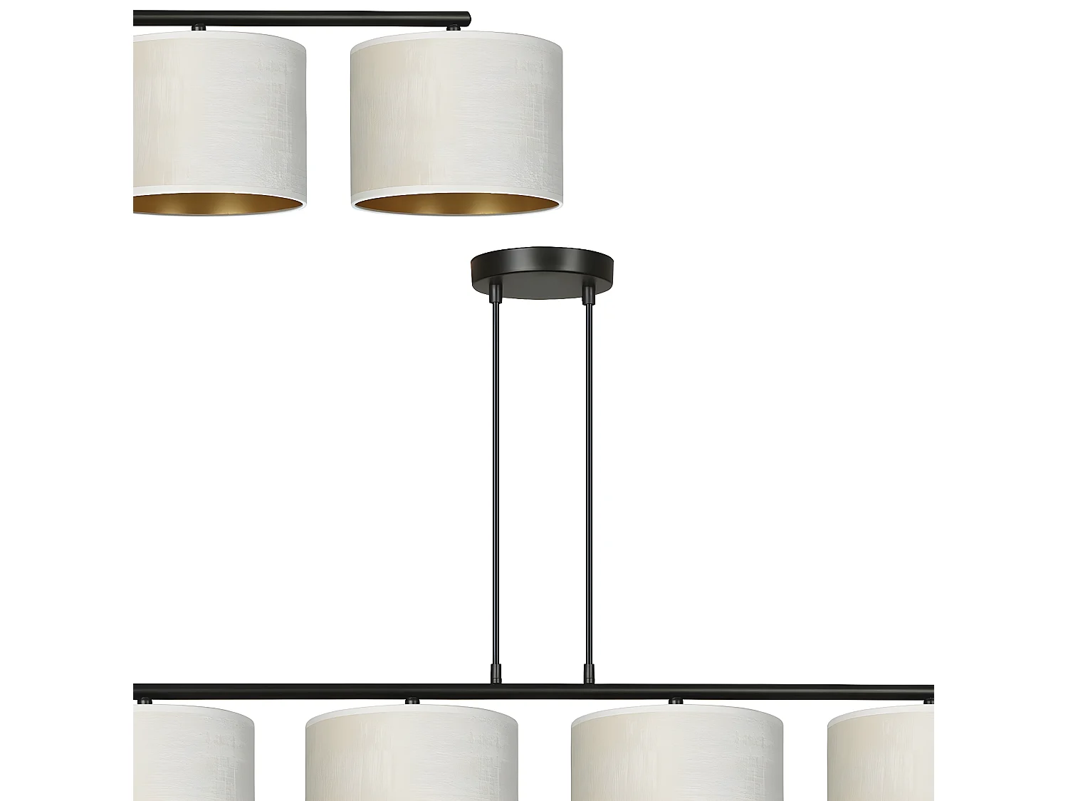 Suspension Hilde, Blanc, 97x100x18 cm, Seven Design