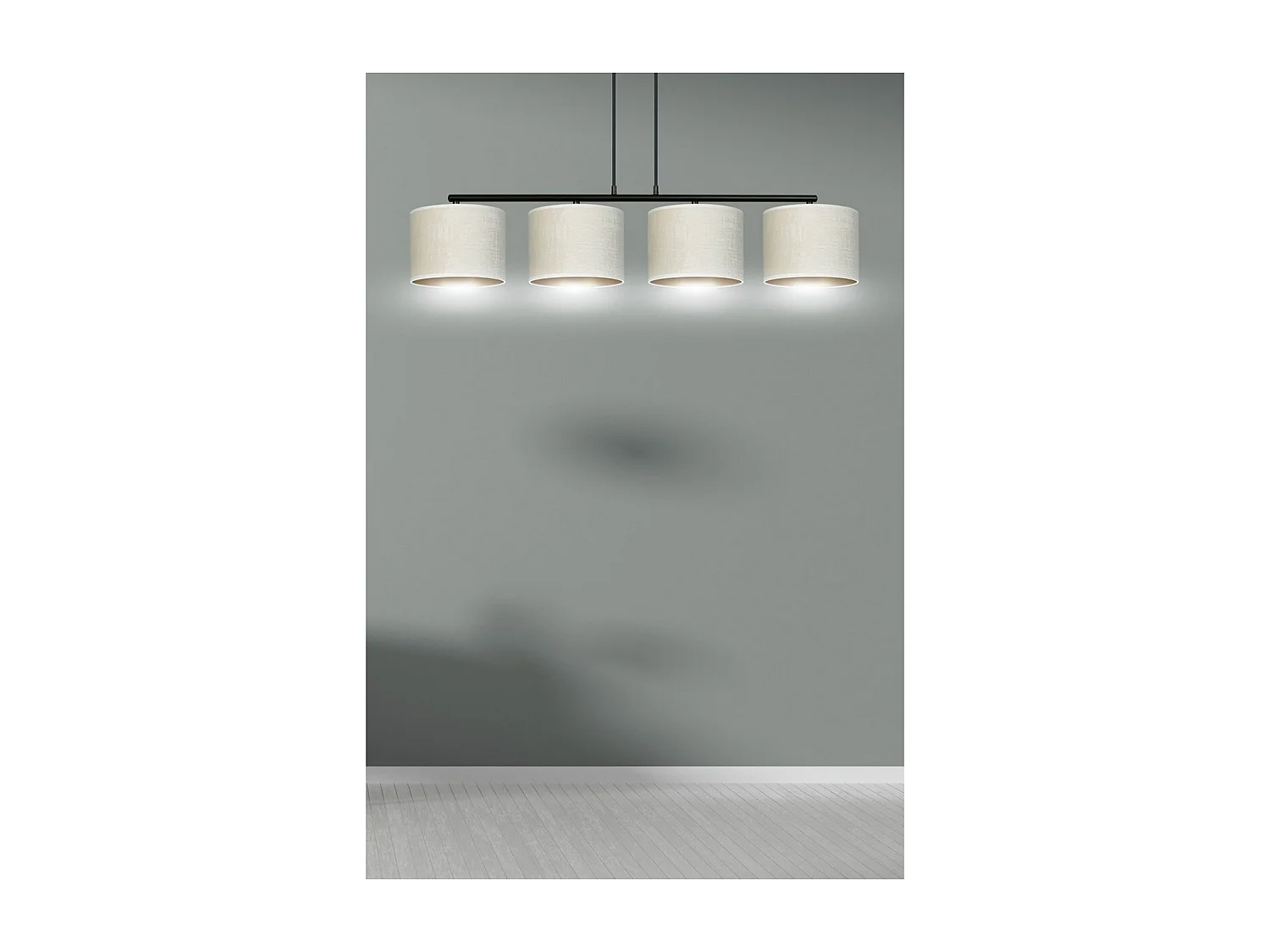 Suspension Hilde, Blanc, 97x100x18 cm, Seven Design
