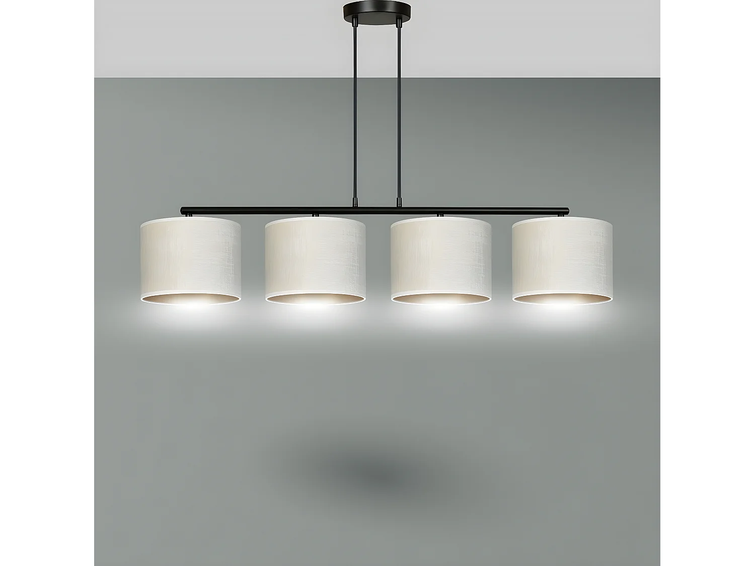 Suspension Hilde, Blanc, 97x100x18 cm, Seven Design