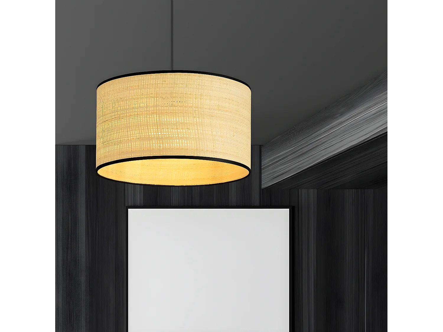 Suspension Aston, Beige, 35x100x35 cm, Seven Design