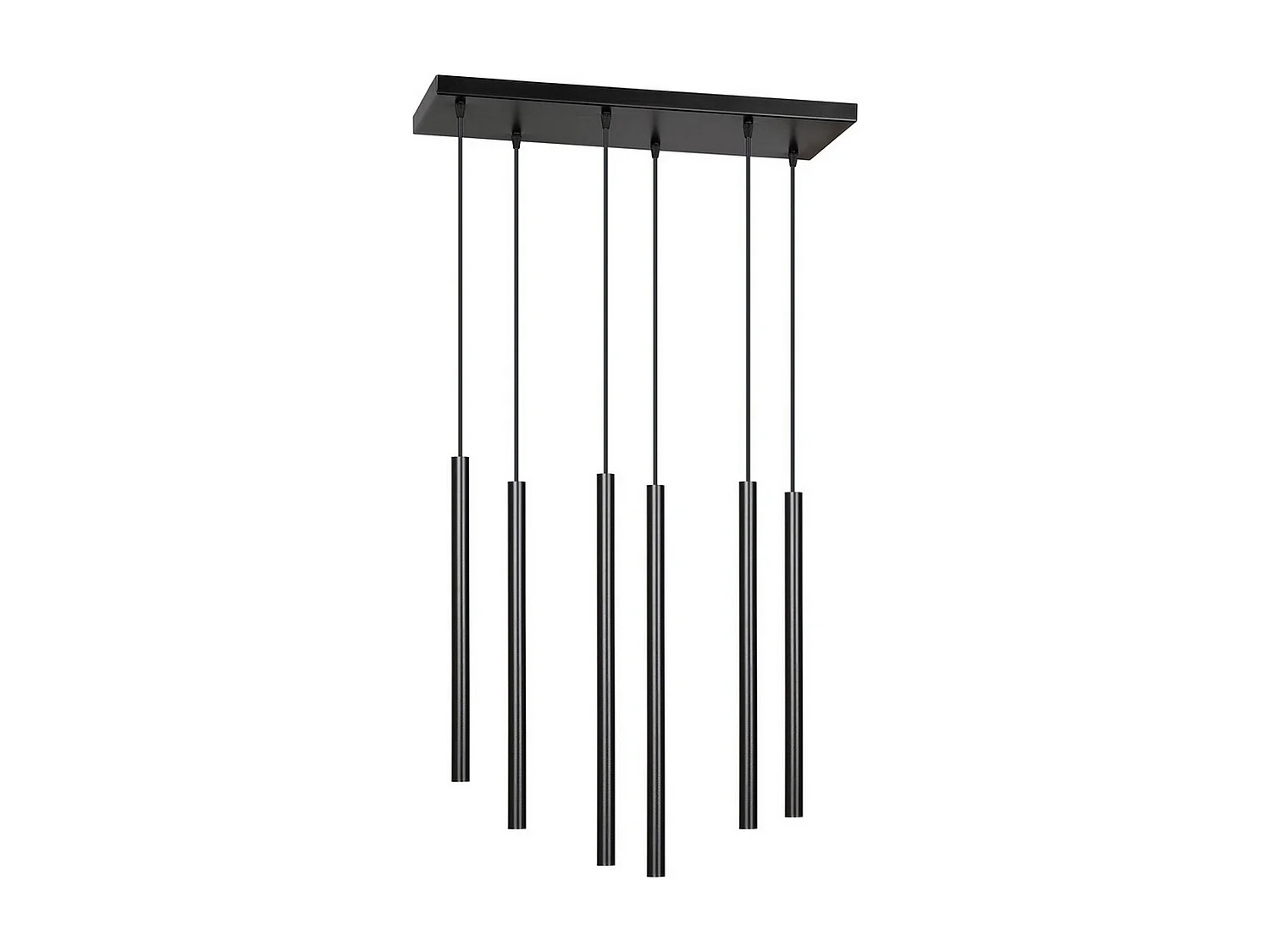 Hanglamp Selter, Zwart, 70x22x120 cm, Seven Design