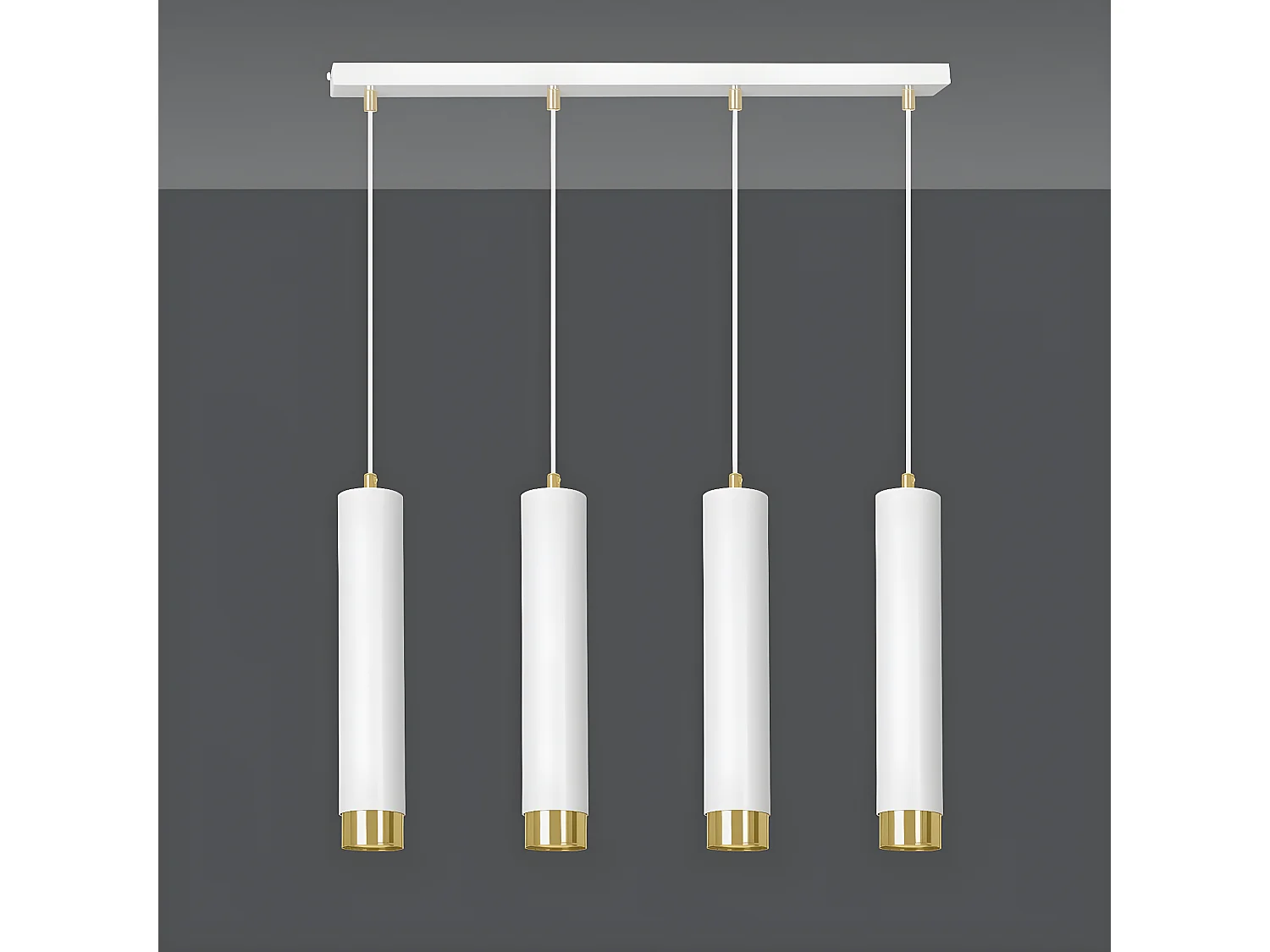 Suspension Kibo 9, Blanc, 60x100x6 cm, Seven Design