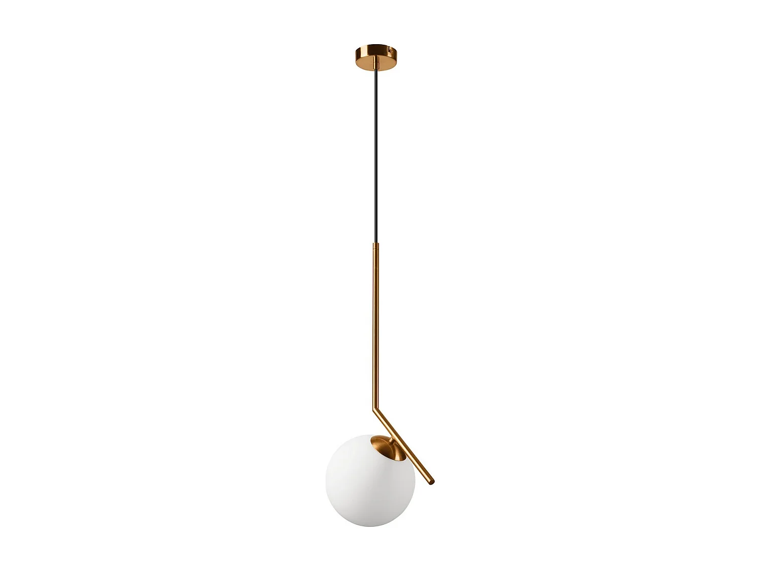 Hanglamp Amber, Messing, 30x30x130 cm, Seven Design