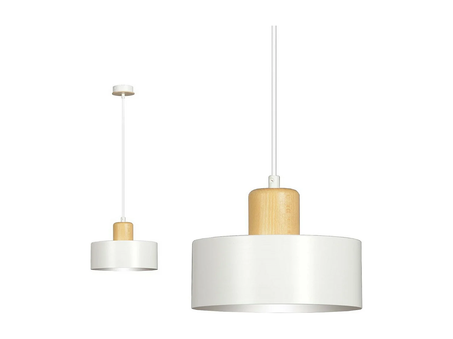 Suspension Torin, Blanc, 25x100x25 cm, Seven Design