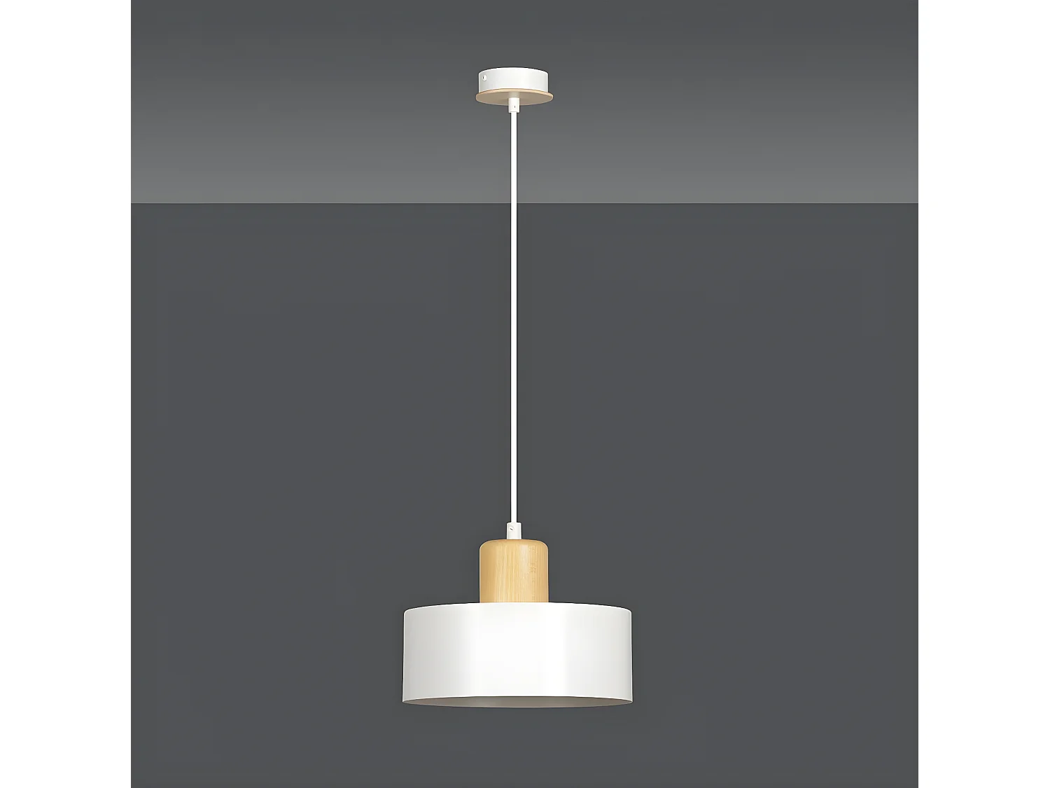 Suspension Torin, Blanc, 25x100x25 cm, Seven Design