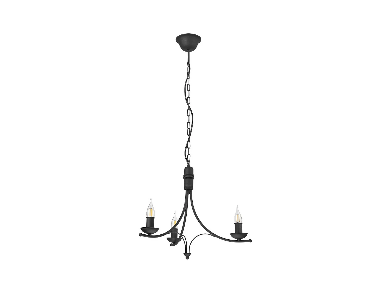 Suspension Luca, Noir, 50x50x100 cm, EPIKASA