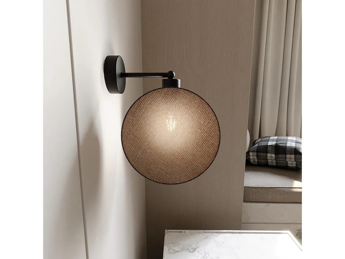 Hanglamp Luca, Zwart, 50x50x100 cm, Seven Design