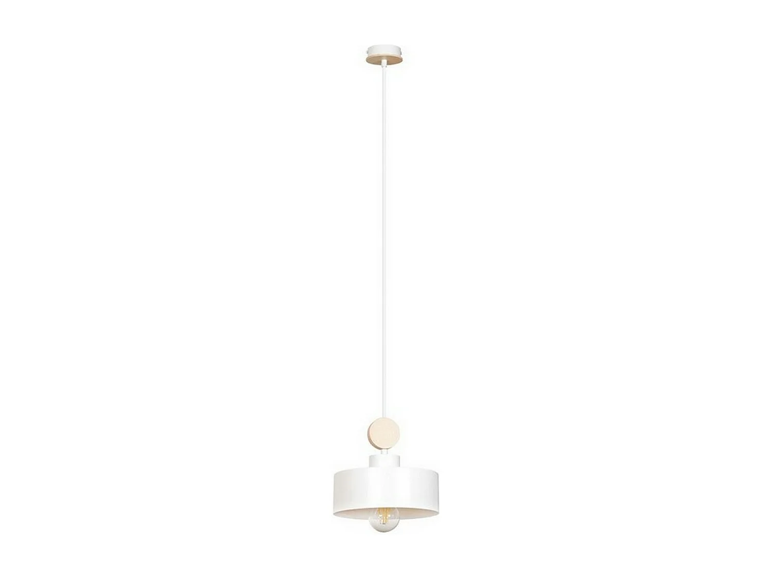 Hanglamp Tuniso, Wit, 20x100x20 cm, Seven Design