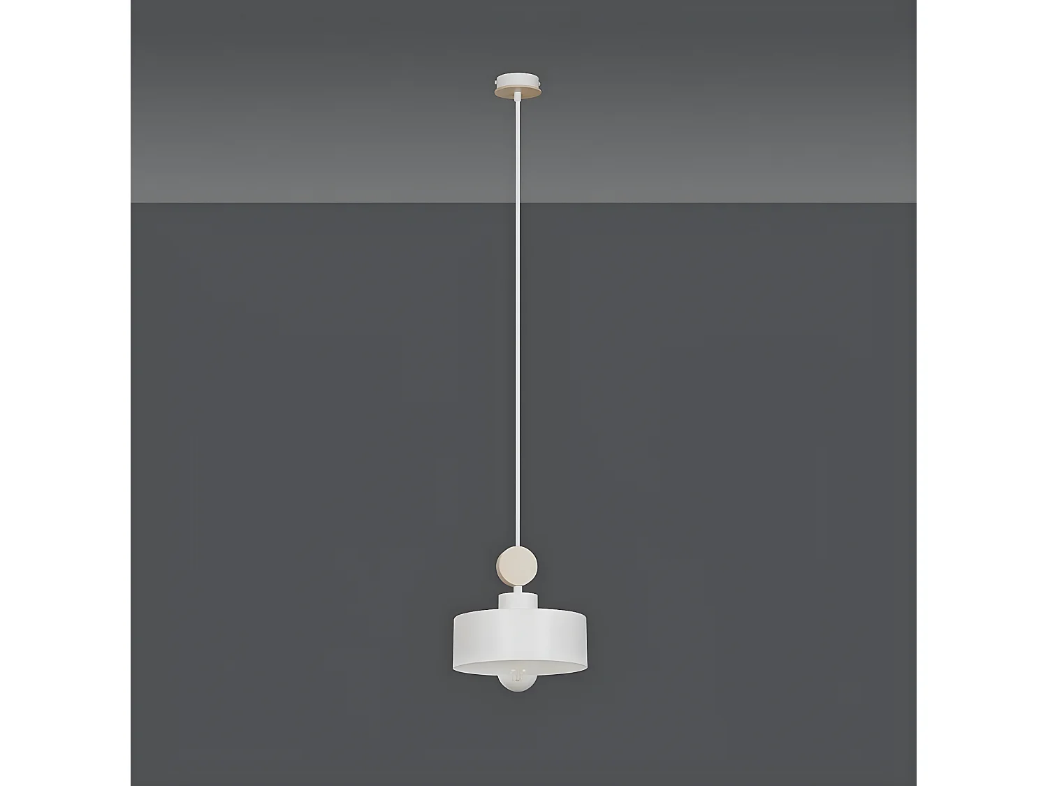 Hanglamp Tuniso, Wit, 20x100x20 cm, Seven Design