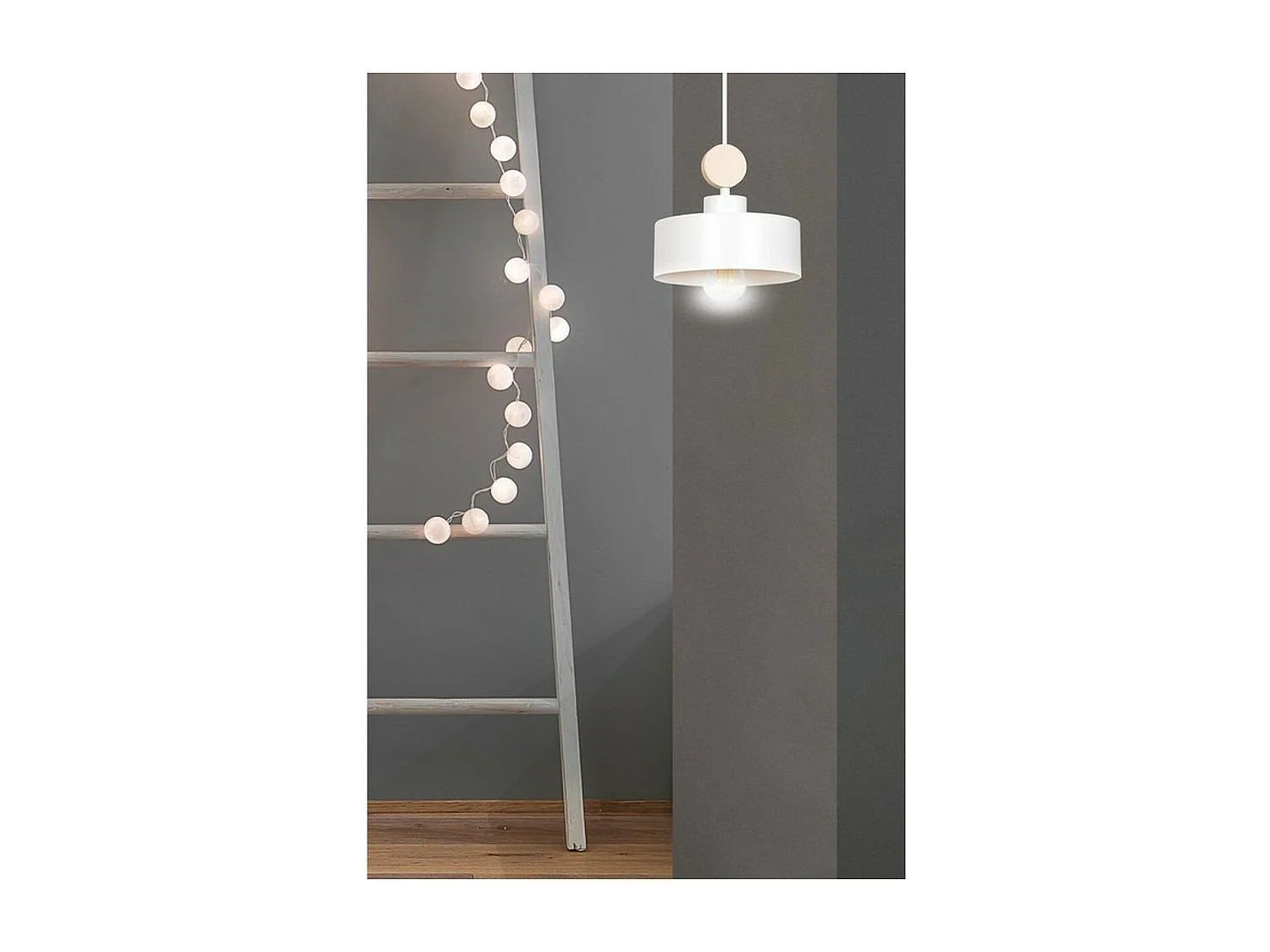 Hanglamp Tuniso, Wit, 20x100x20 cm, Seven Design
