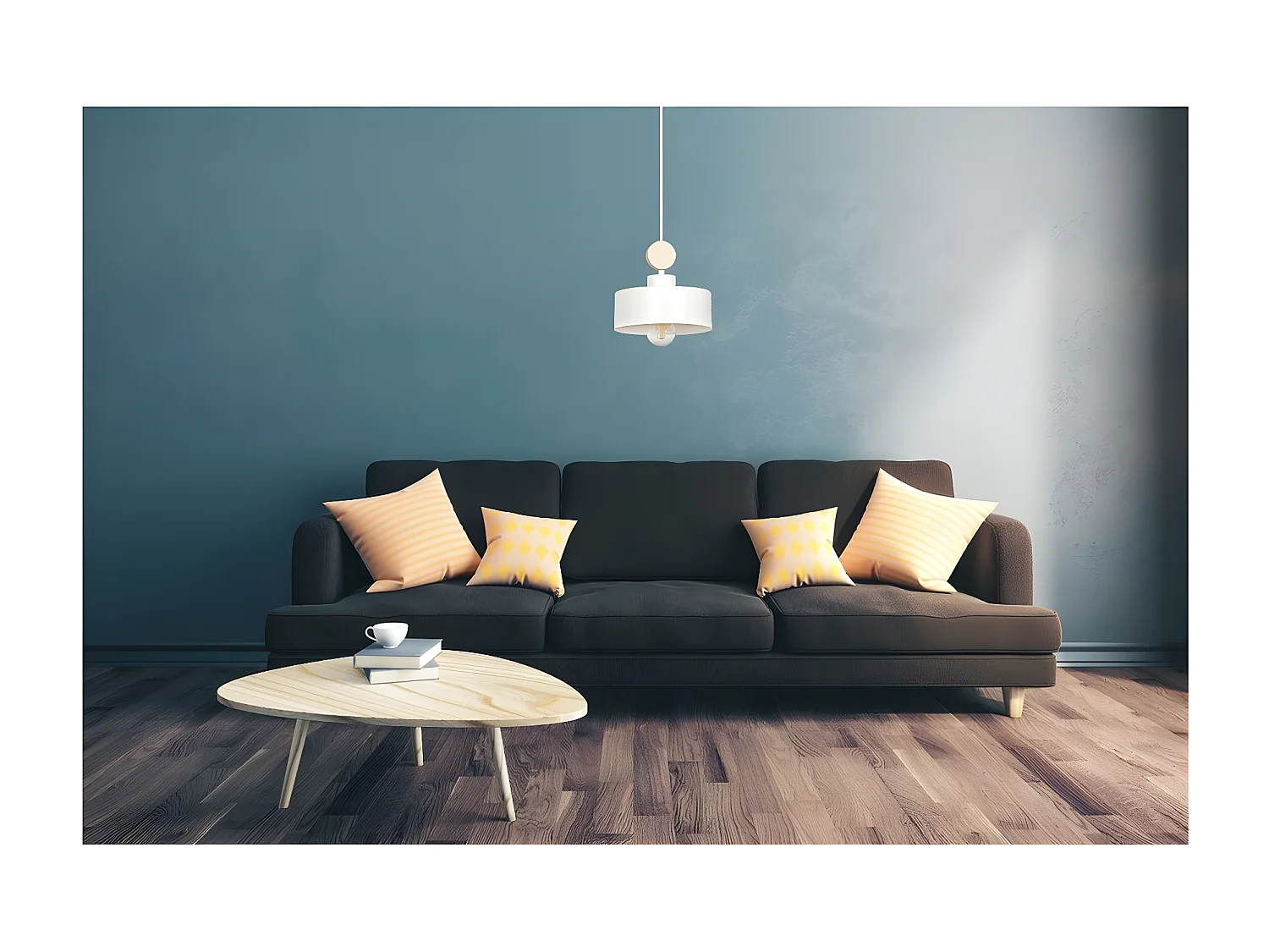 Hanglamp Tuniso, Wit, 20x100x20 cm, Seven Design