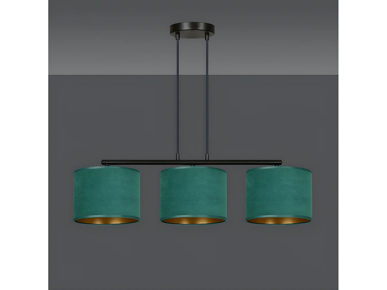 Hanglamp Hilde, Groen, 72x100x18 cm, EPIKASA