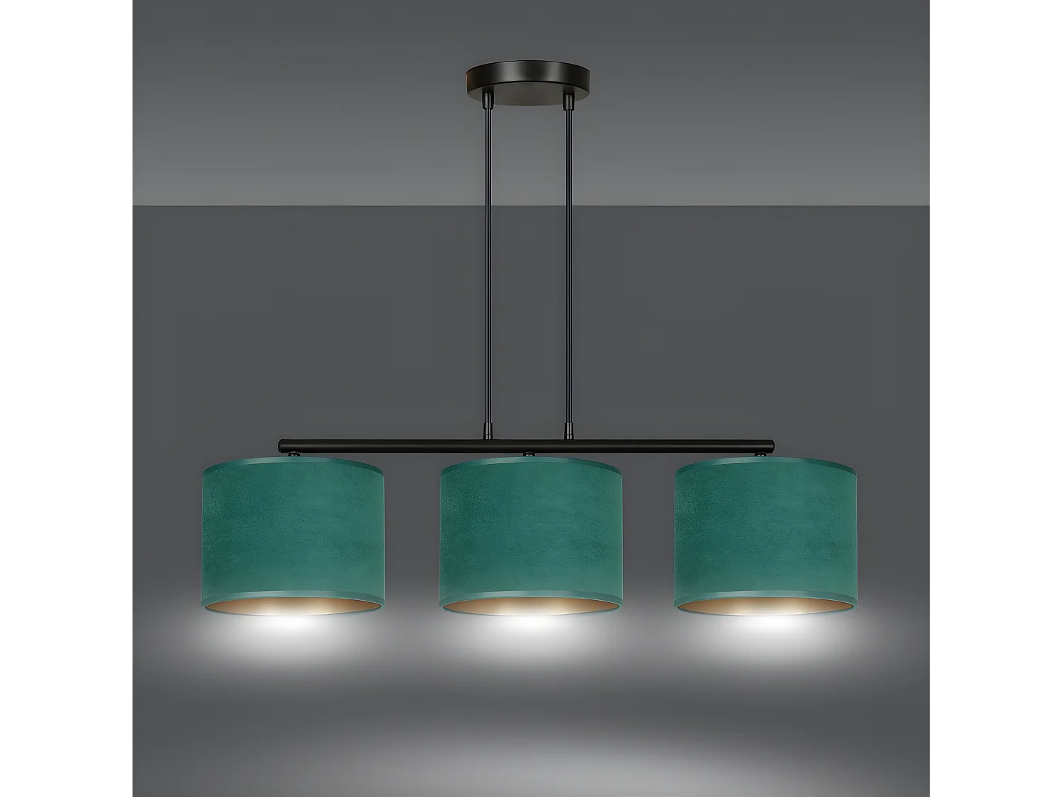 Hanglamp Hilde, Groen, 72x100x18 cm, EPIKASA