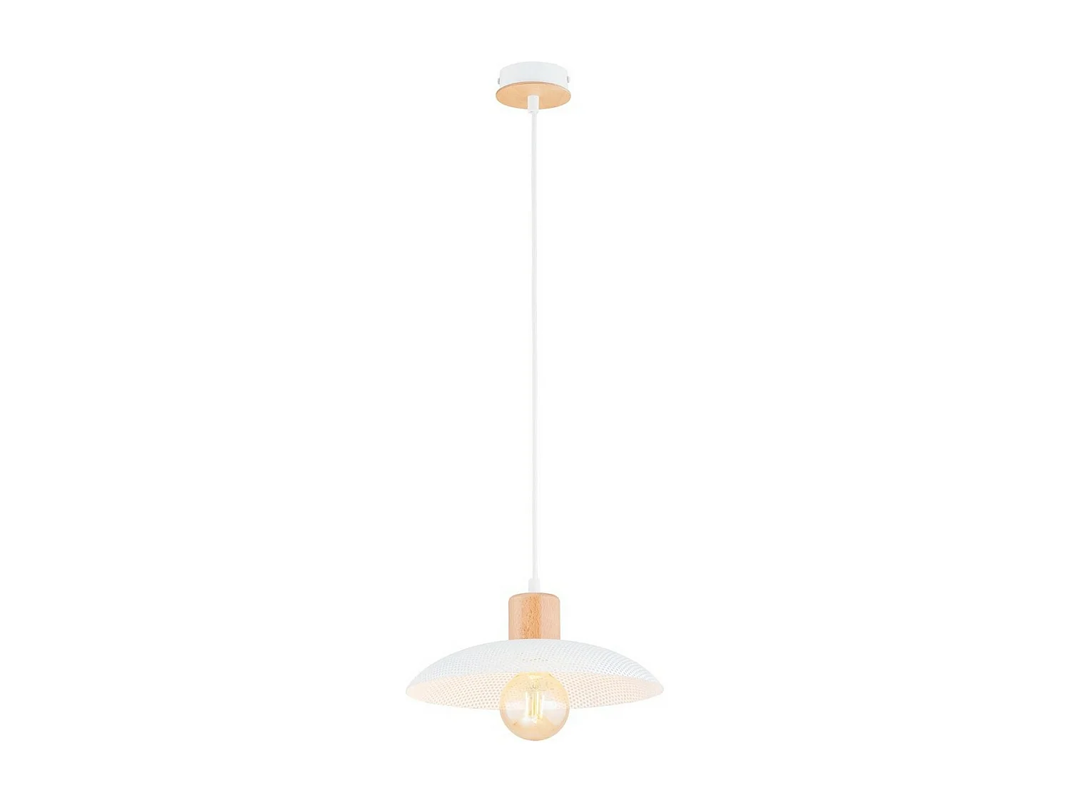 Hanglamp Kobe, Wit, 30x100x30 cm, Seven Design