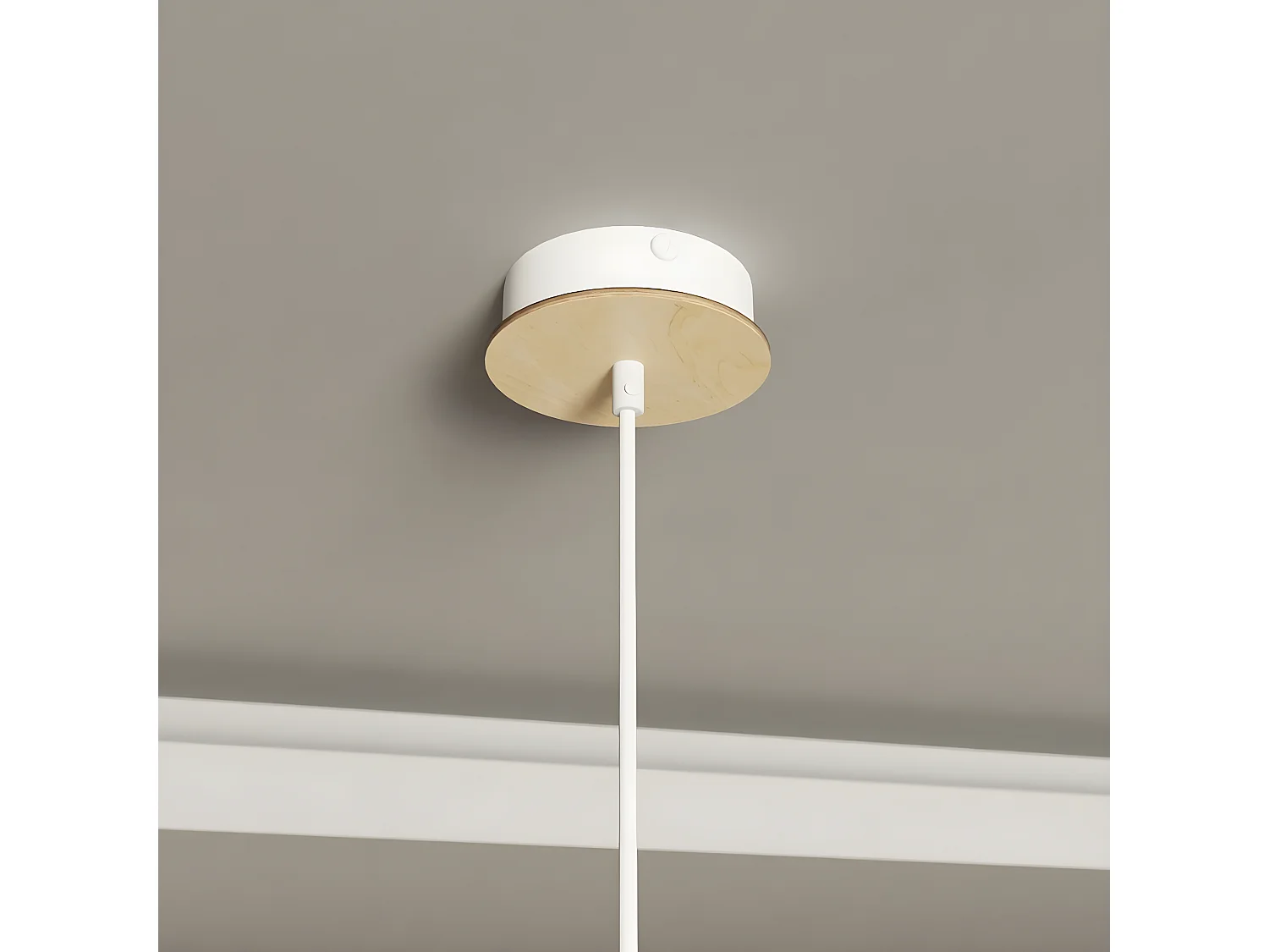 Hanglamp Kobe, Wit, 30x100x30 cm, Seven Design