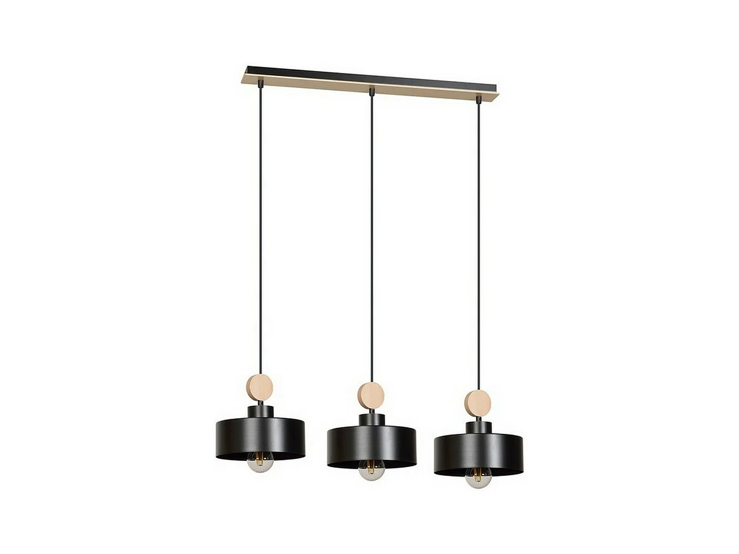 Suspension Tuniso, Noir, 76x100x20 cm, EPIKASA