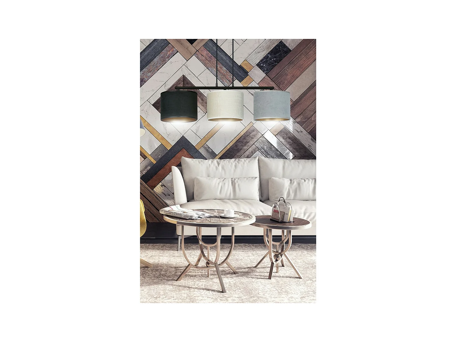 Suspension Hilde, Multicouleur, 72x100x18 cm, EPIKASA