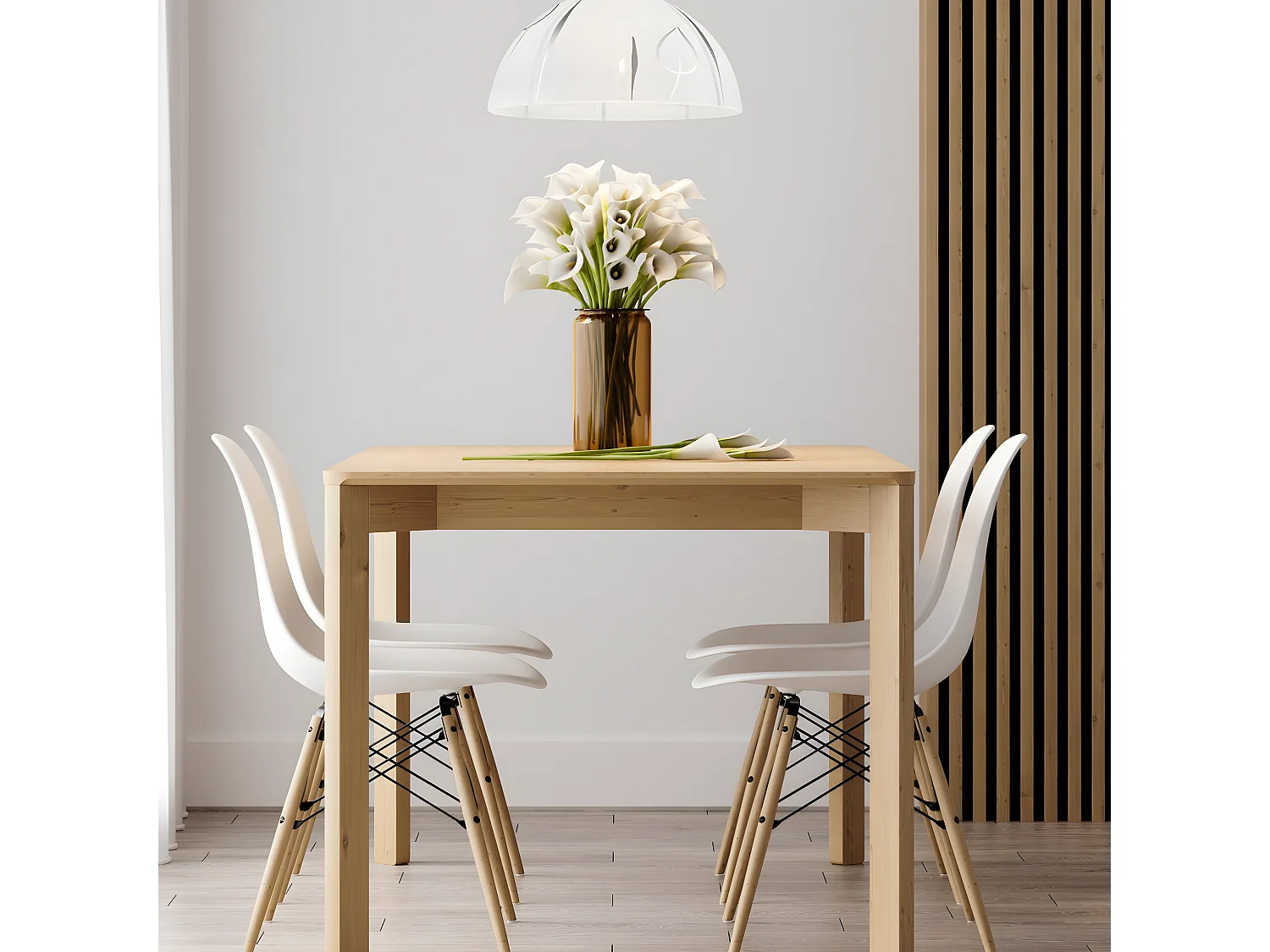 Candeeiro Suspenso Marcy 2, Prata, 30x30x70 cm, Seven Design