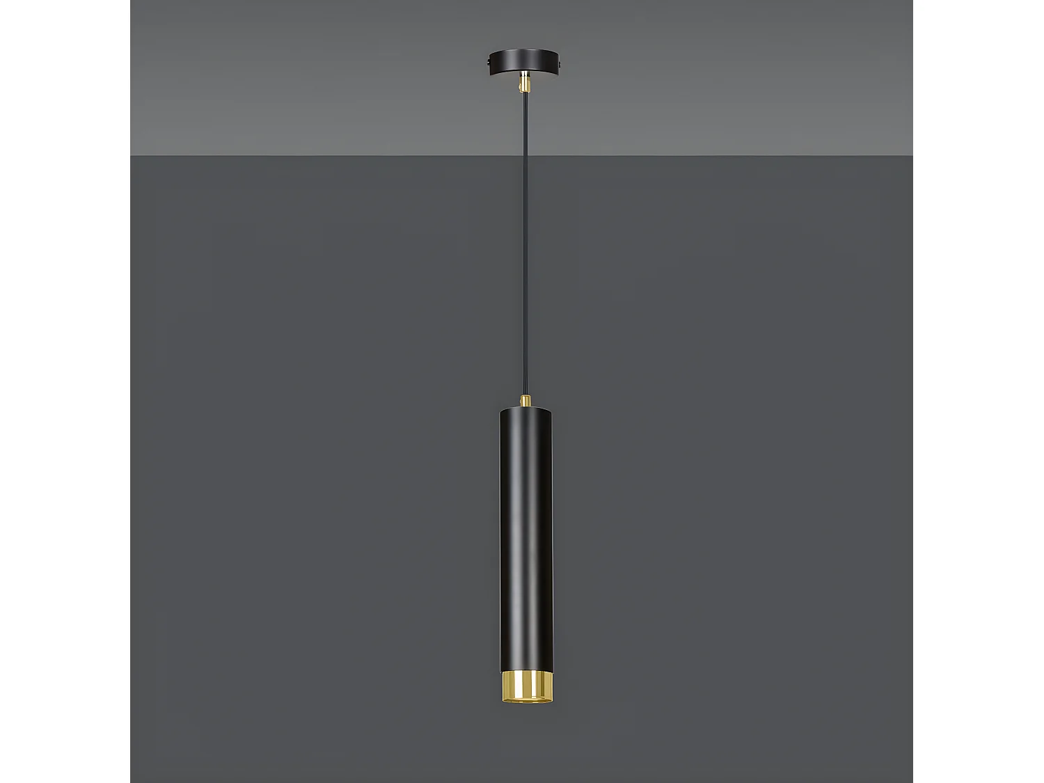 Suspension Kibo 3, Noir, 8x100x8 cm, Seven Design