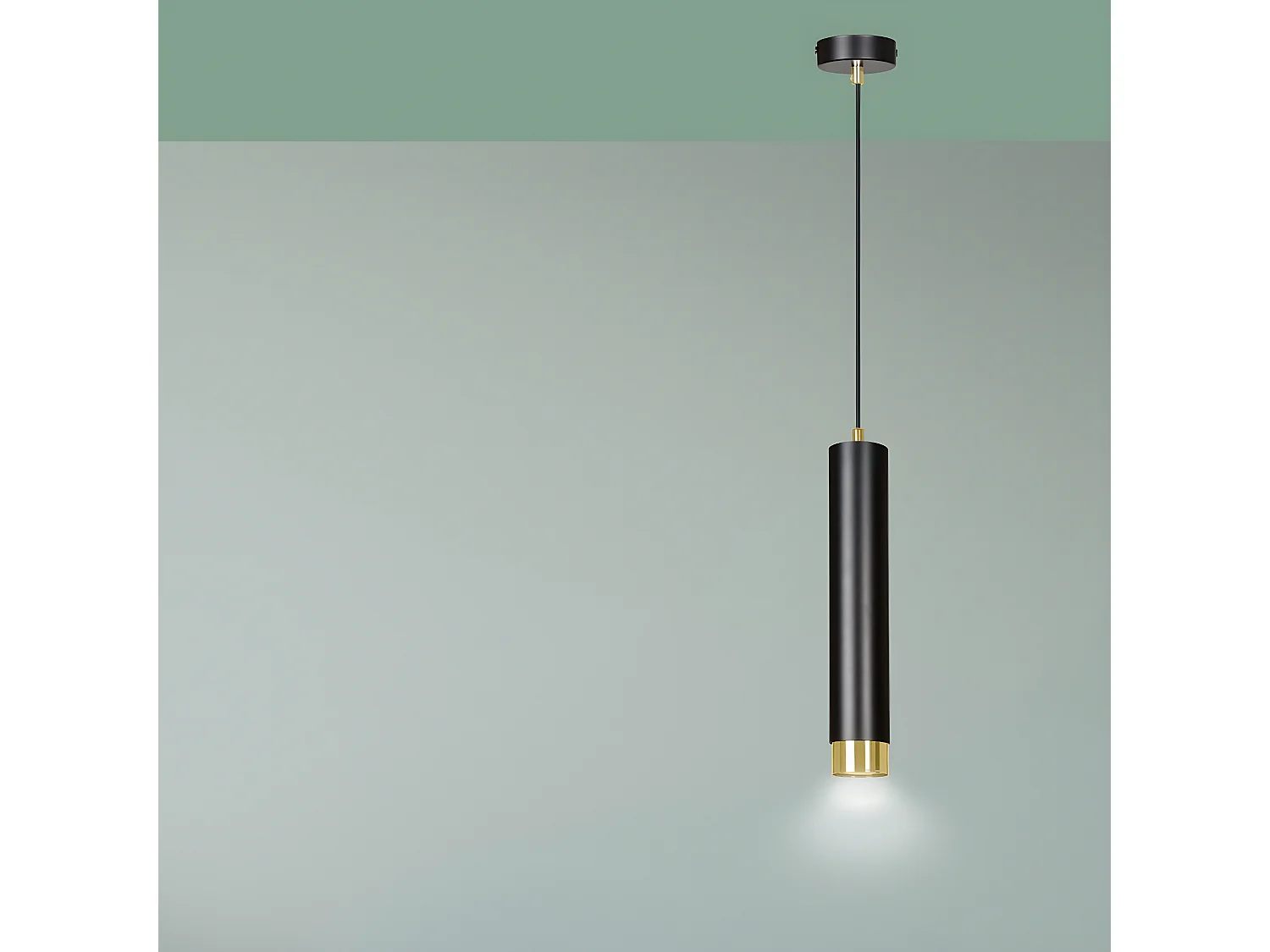 Suspension Kibo 3, Noir, 8x100x8 cm, Seven Design