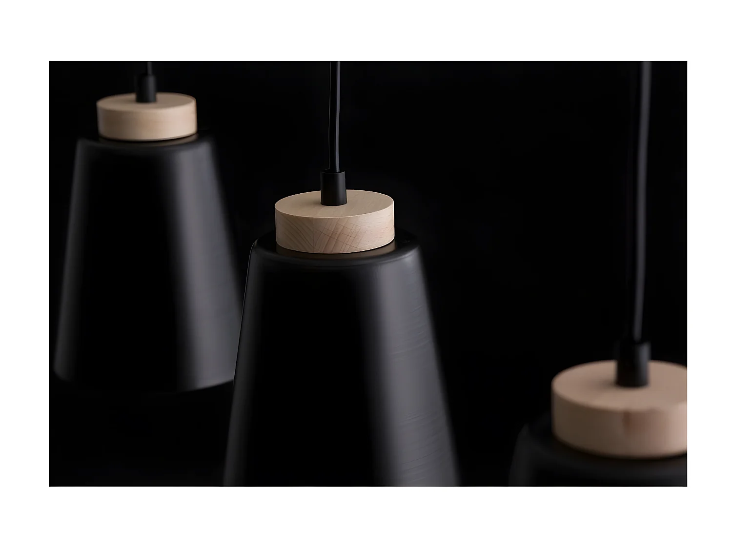 Suspension Bolero, Noir, 66x100x14 cm, EPIKASA