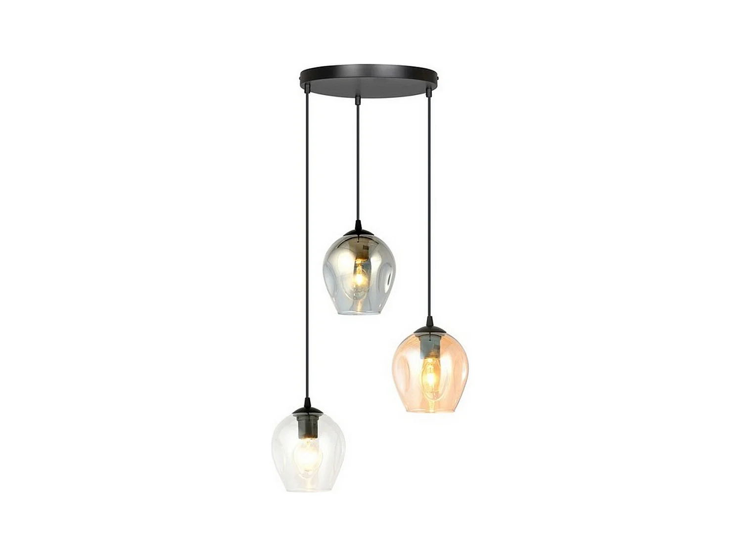 Hanglamp Istar, Zwart, 40x100x40 cm, EPIKASA