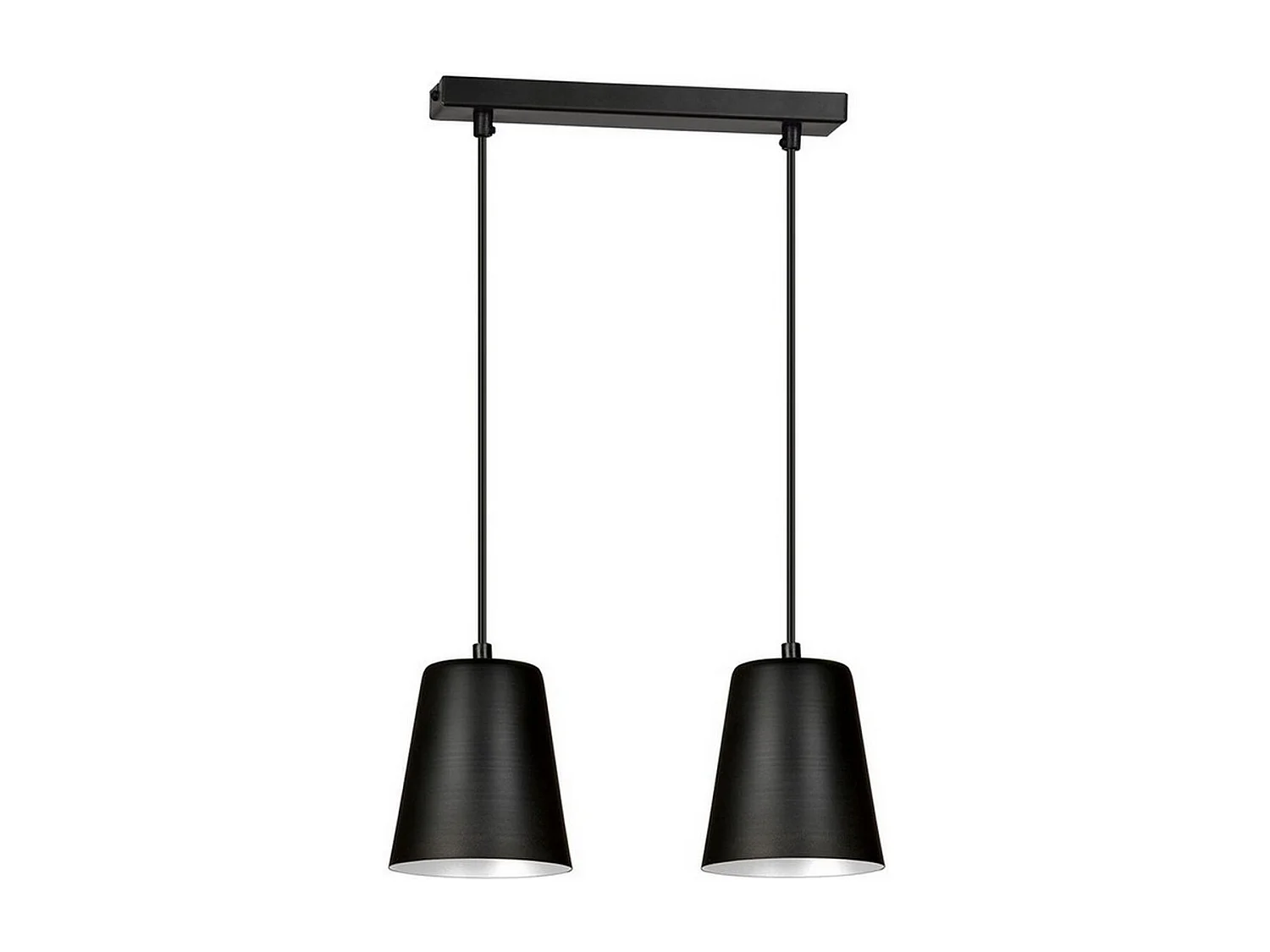 Lampa Wisząca Milargo 1, Czarny, 40x100x14 cm, Seven Design